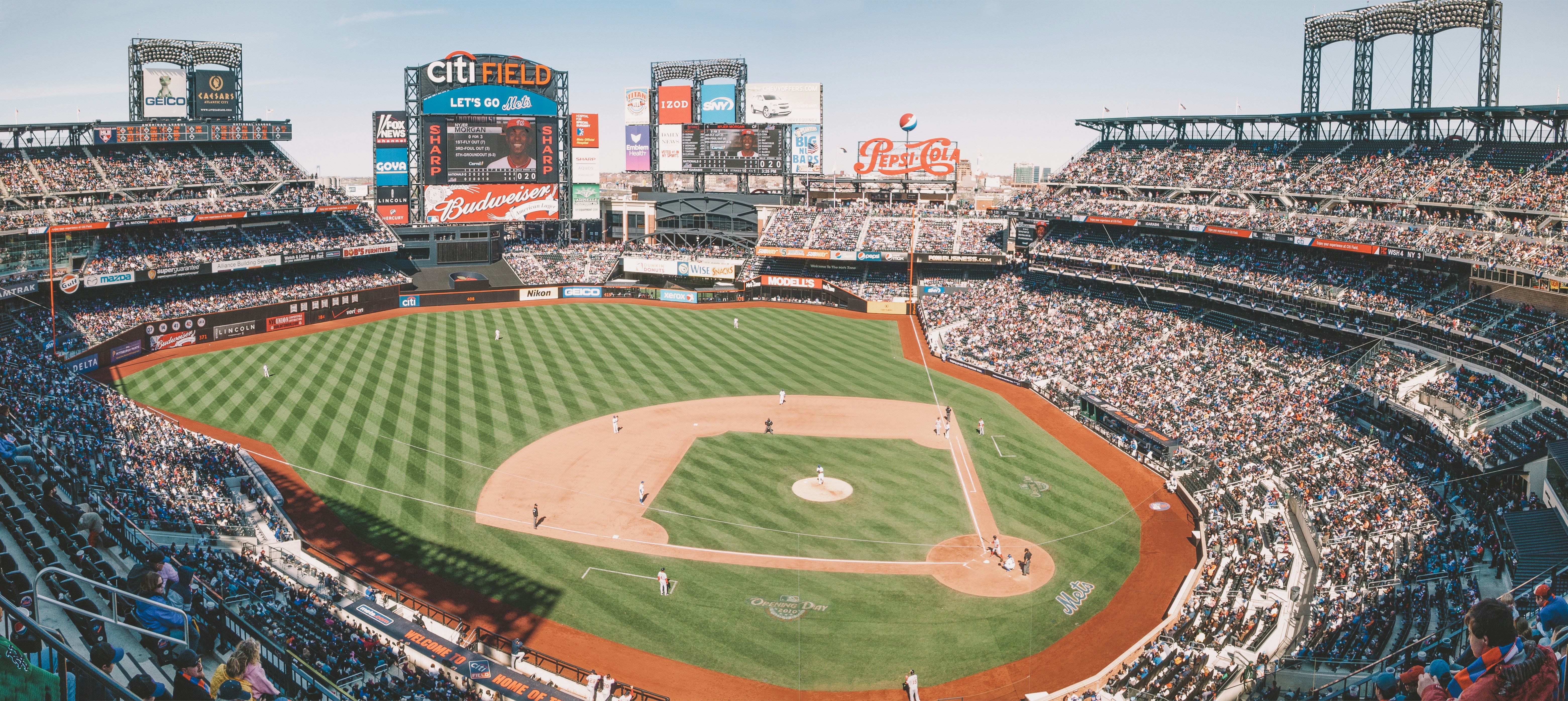 View of Citi Field during a Mets game