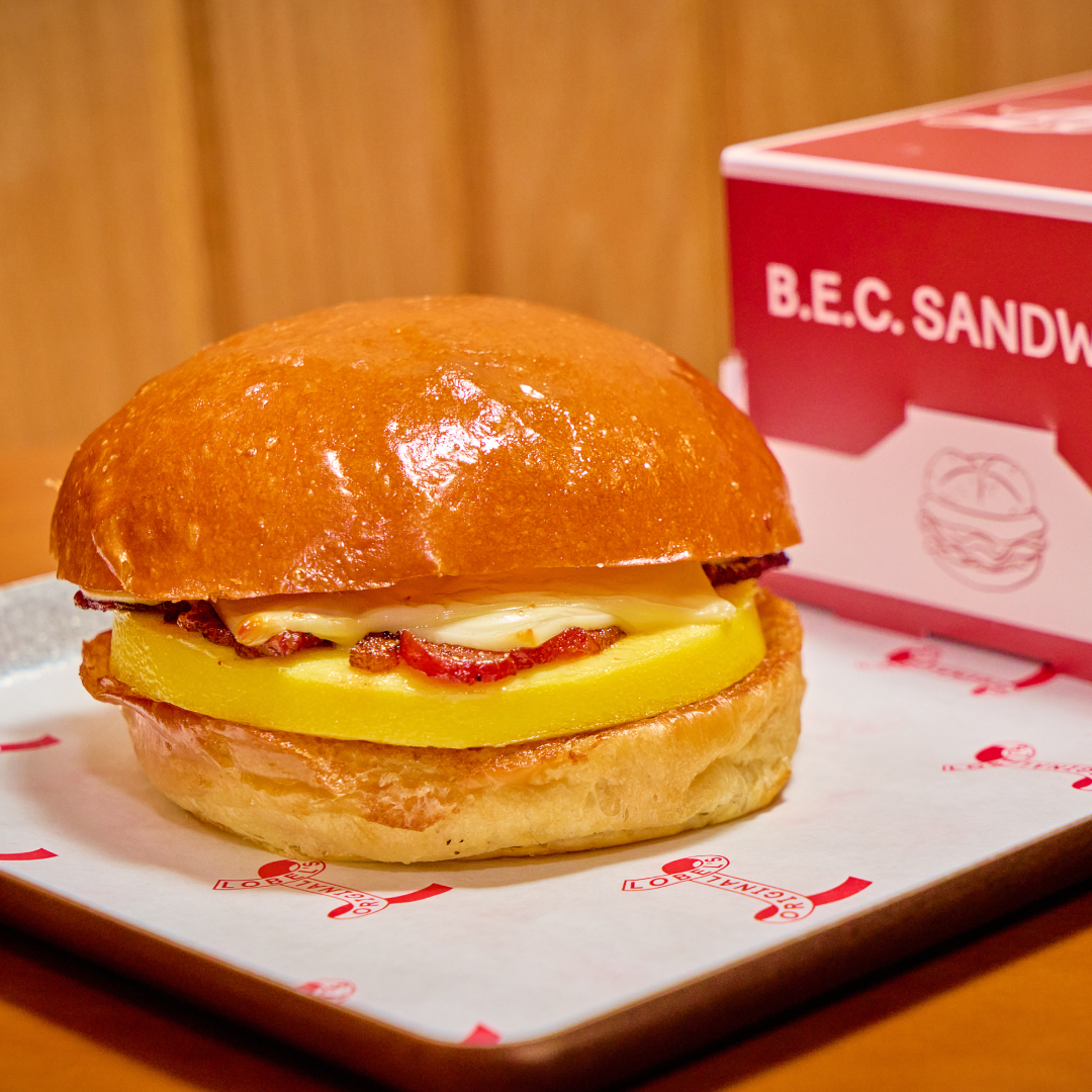 The BEC Sandwich from Lobel's Original at Rockefeller Center