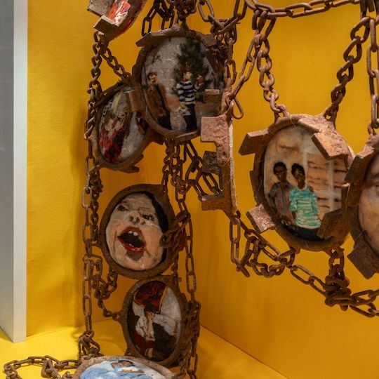 Artwork by Melissa Joseph on display at Rockefeller Center