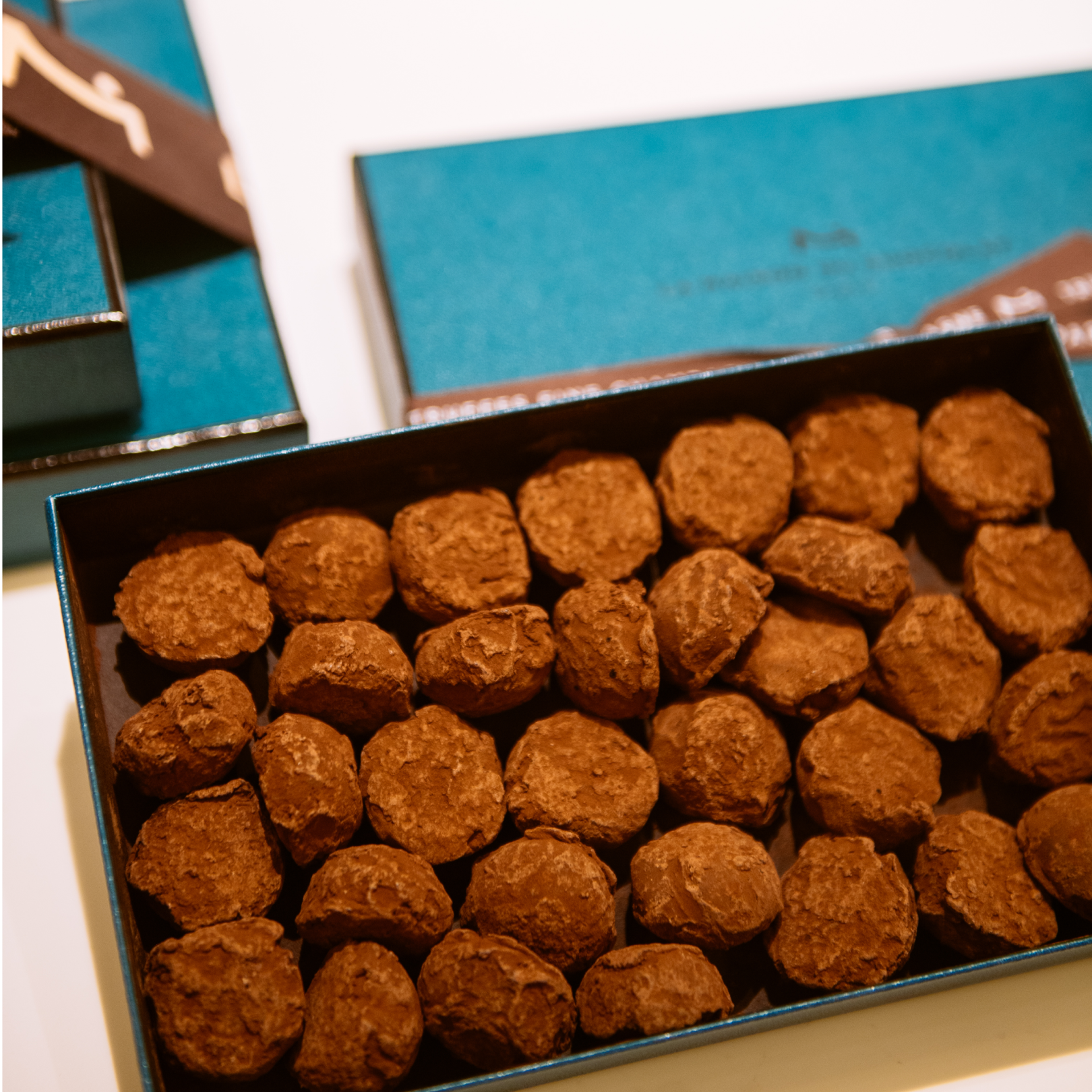 Box of truffles from La Maison du Chocolat at Rockefeller Center