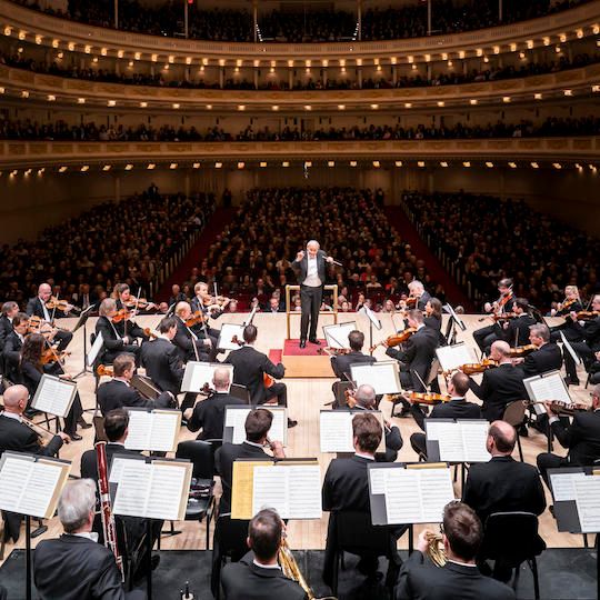 The Vienna Philharmonic performing at Carnegie Hall