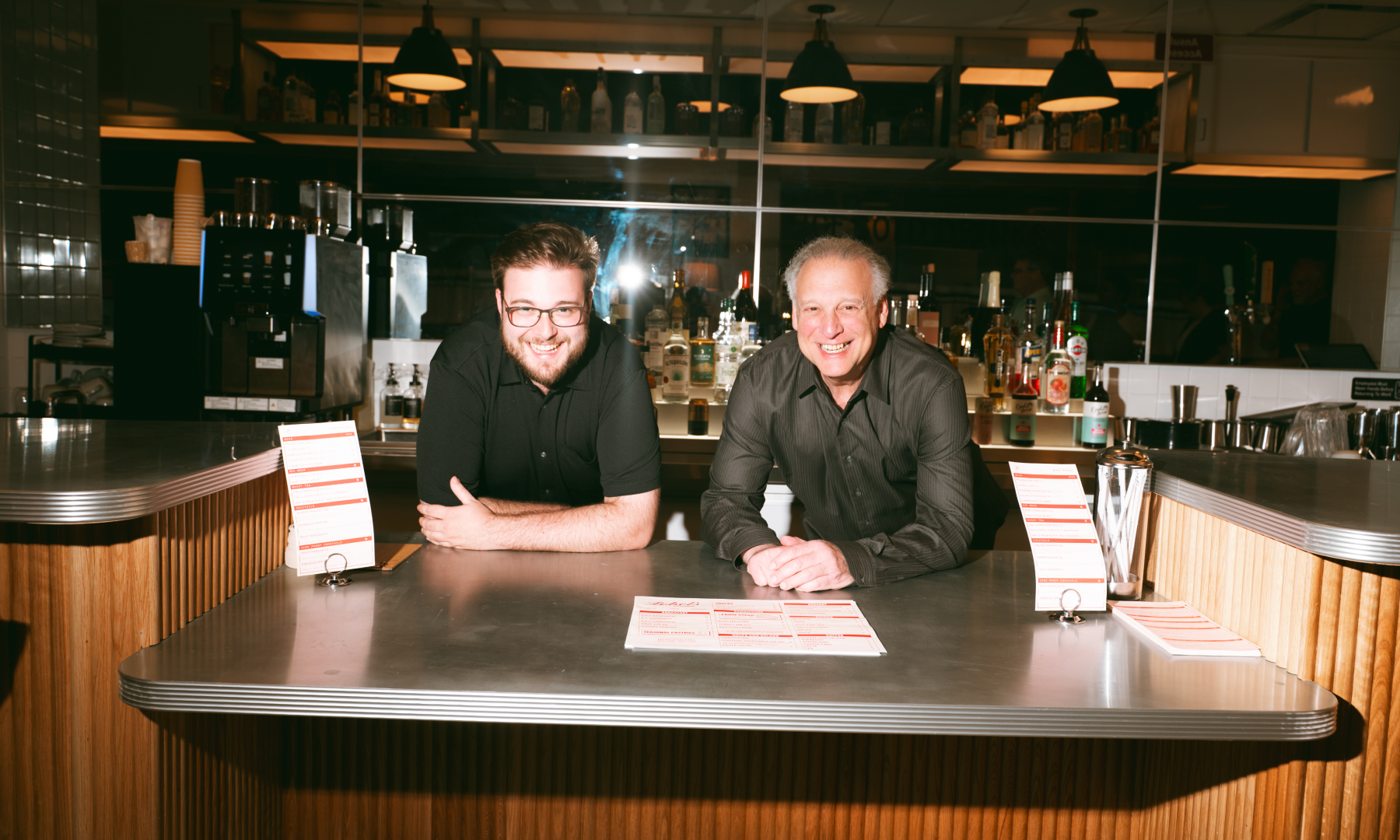 Michael Lobel and his father, David Lobel
