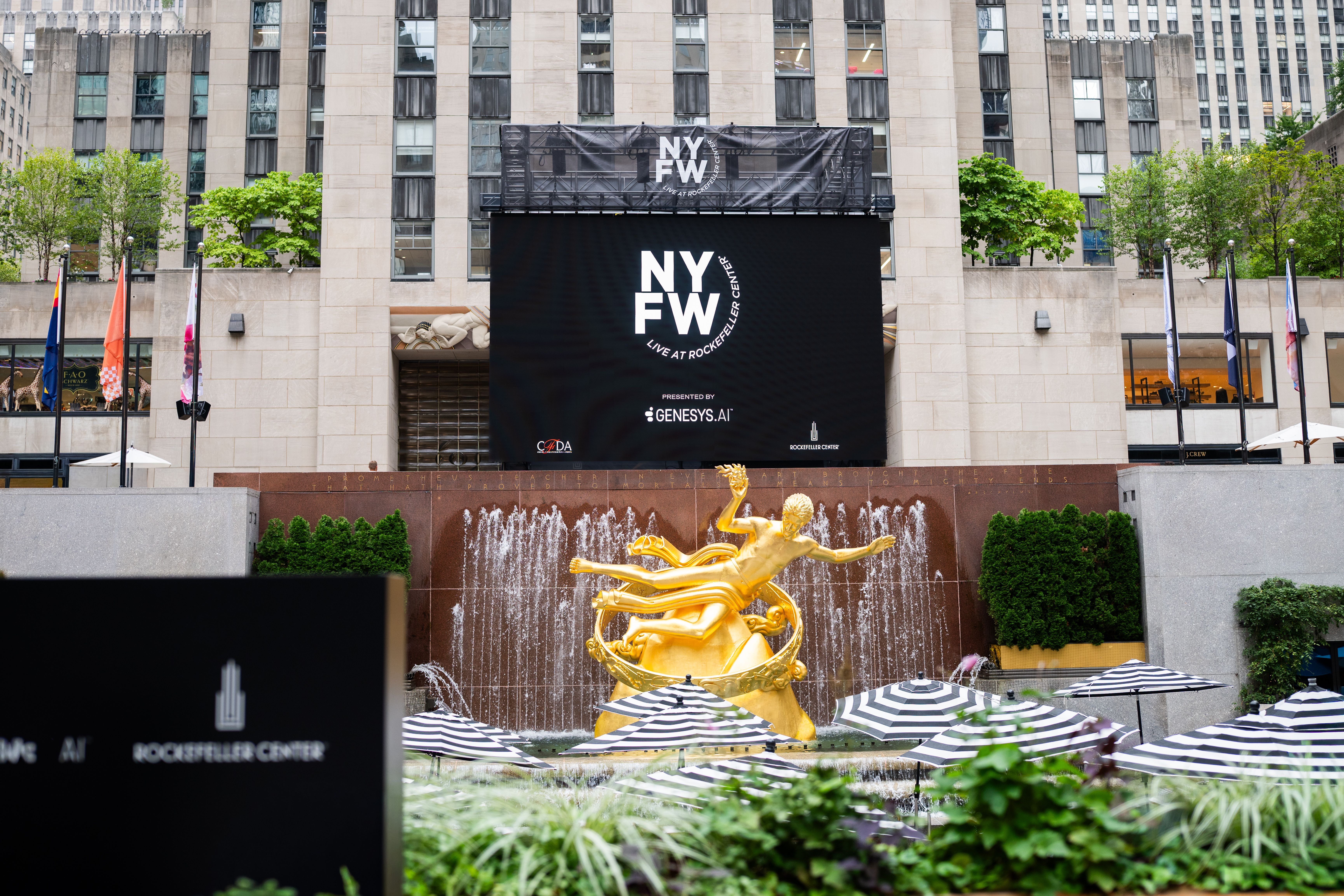 NYFW at Rockefeller Center