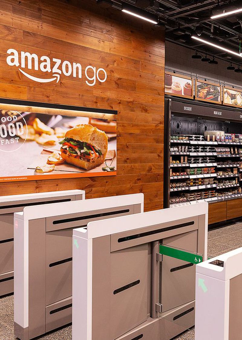 Amazon Go Store App Interface Amazon Go at Rockefeller Center