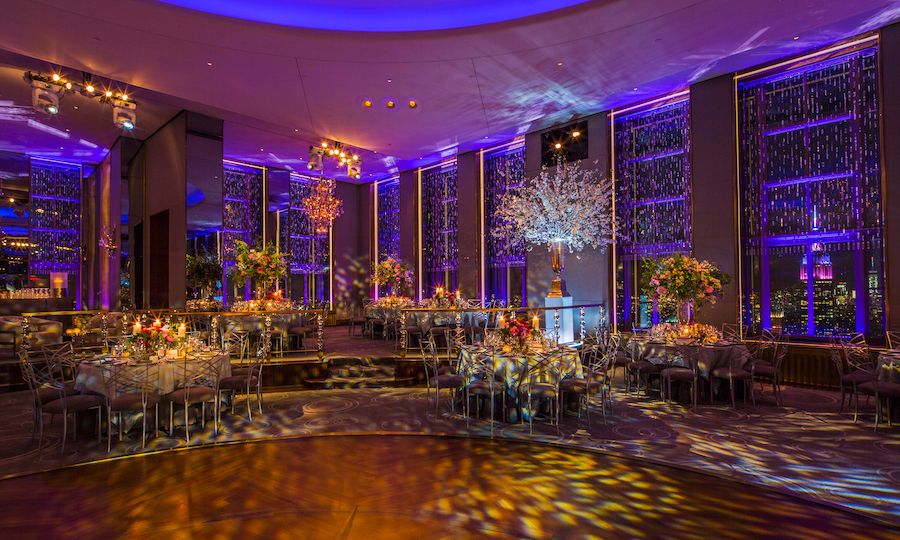 Evening celebration at the Rainbow Room