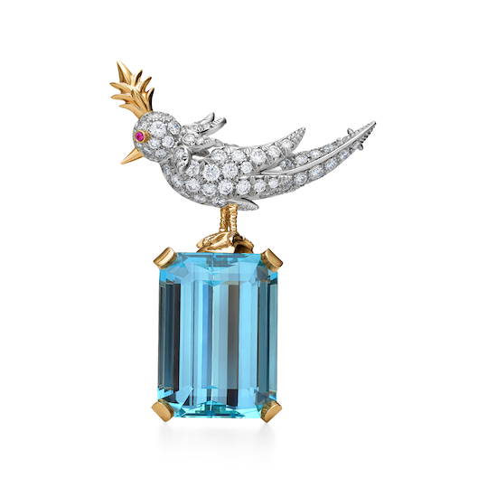 Tiffany & Co. Schlumberger Bird on a Rock Brooch