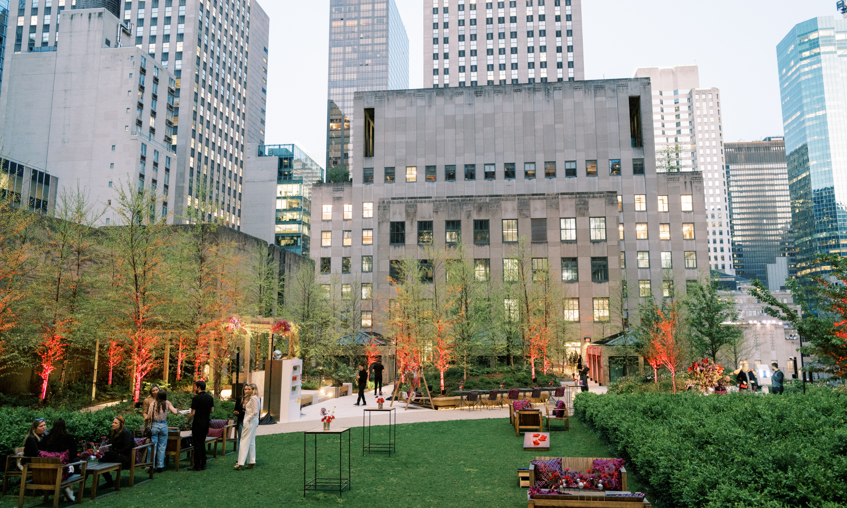 Large group of people attending an event at Radio Park
