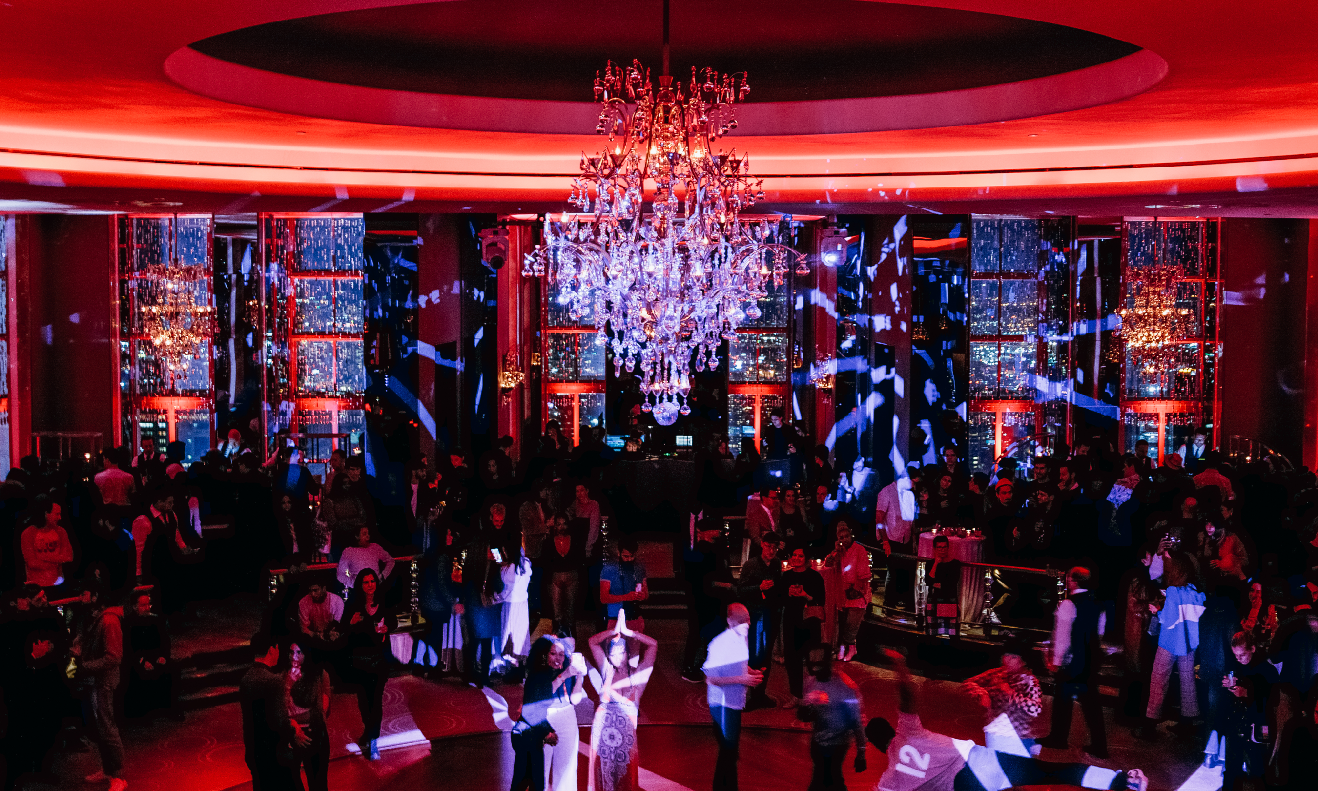People attending a celebration at Rainbow Room