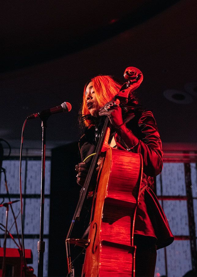 Music performance at a luxury private event venue in Rockefeller Center.