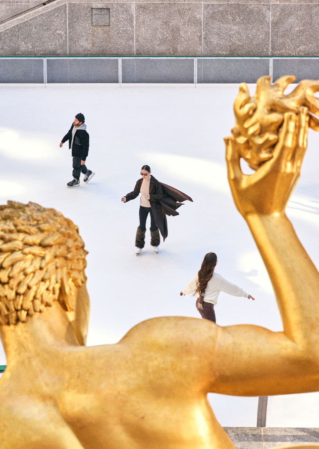 Skating rink at the Rockefeller Center