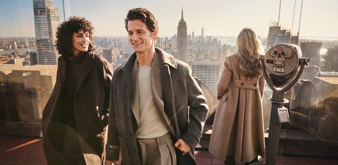 Top of the Rock nighttime view of Empire State Building