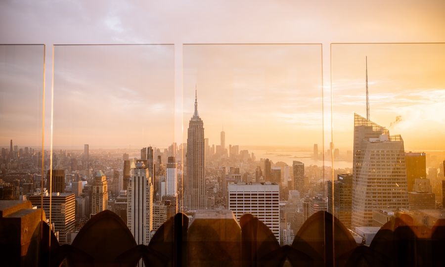 View from The Weather Room at Top of the Rock