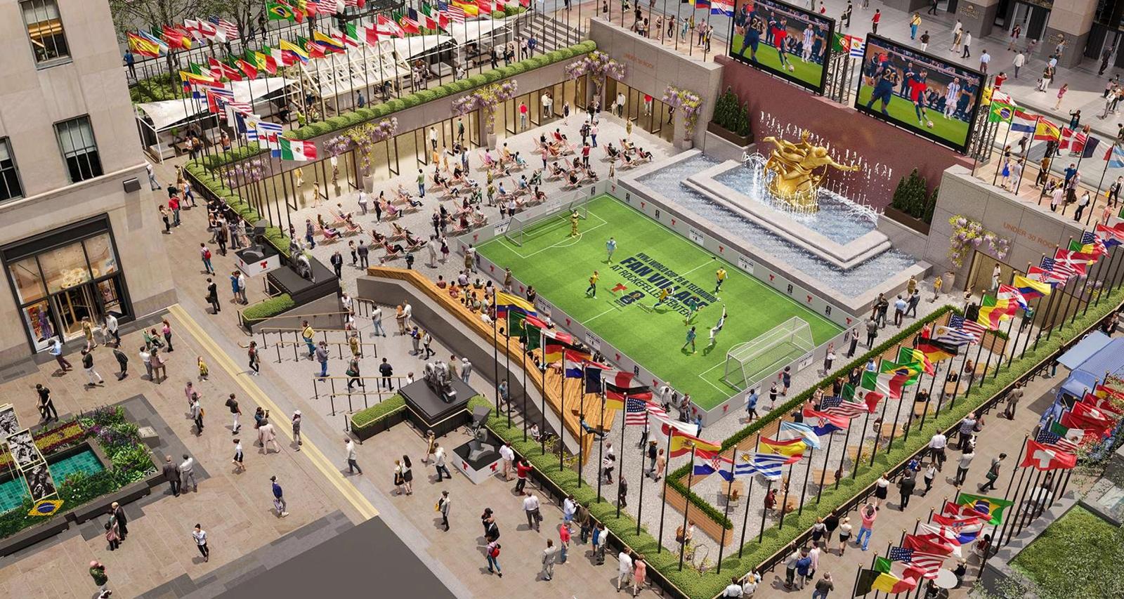 Fan Village at Rockefeller Center