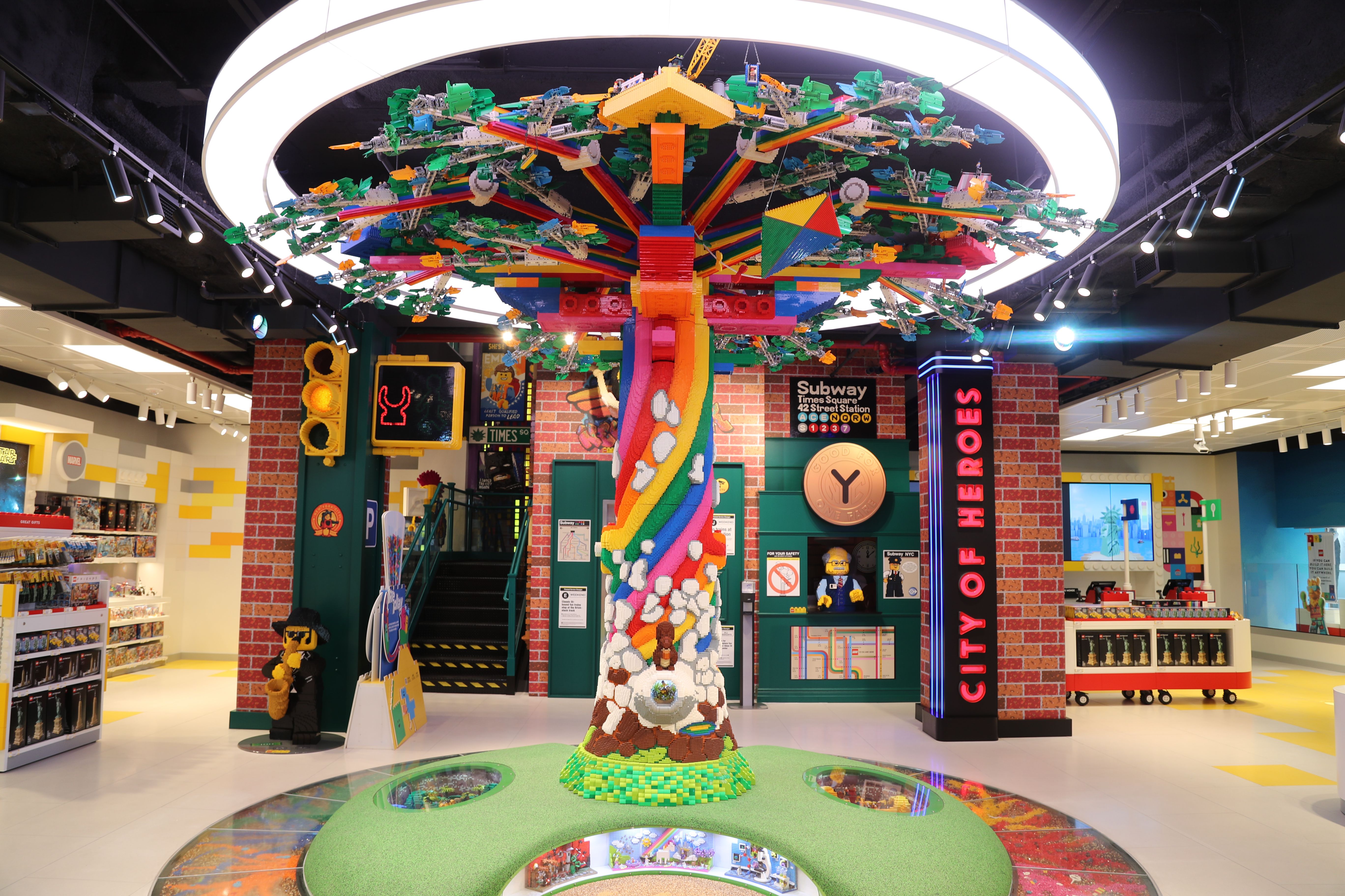 interior of the lego store