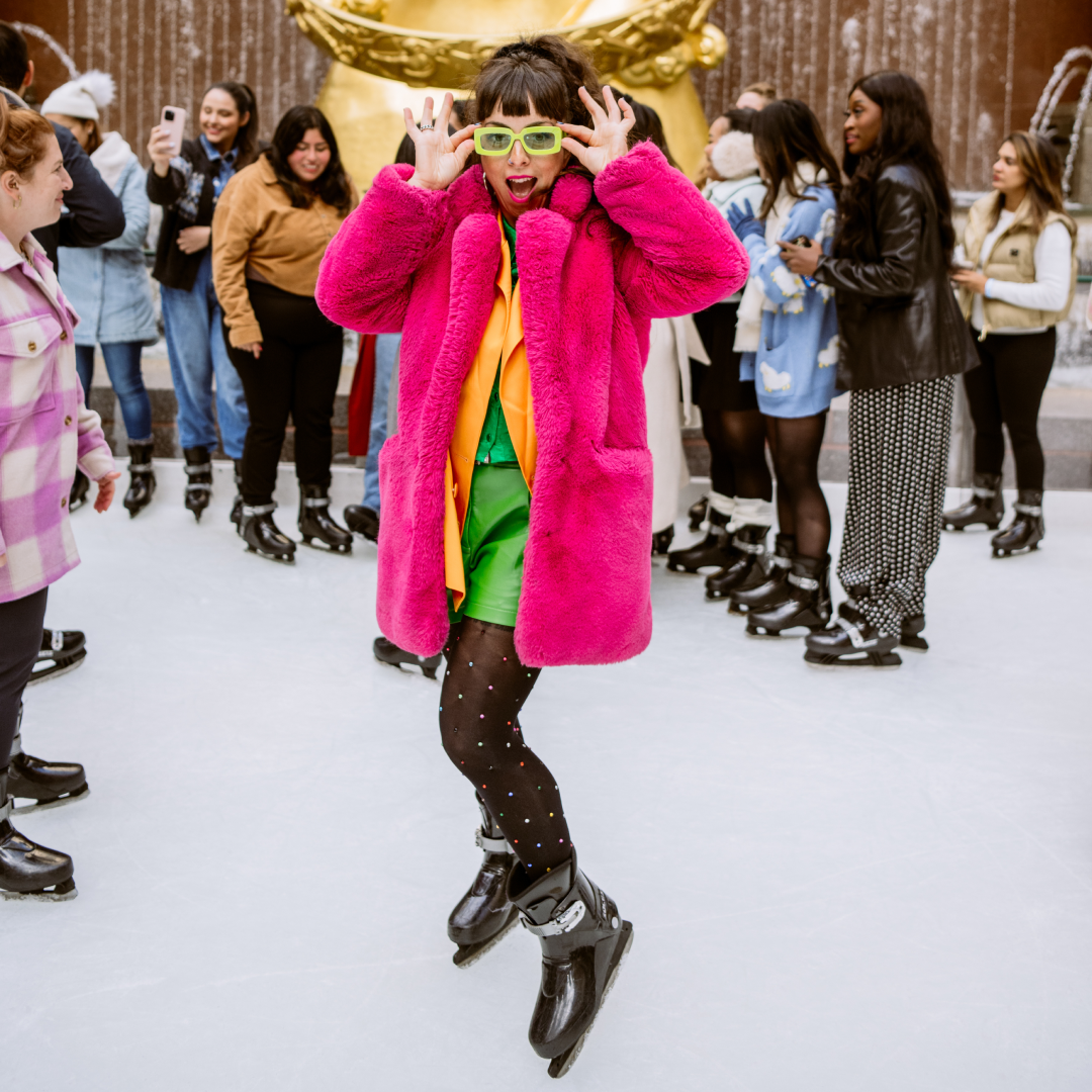 A woman posing for a photo at The Rink