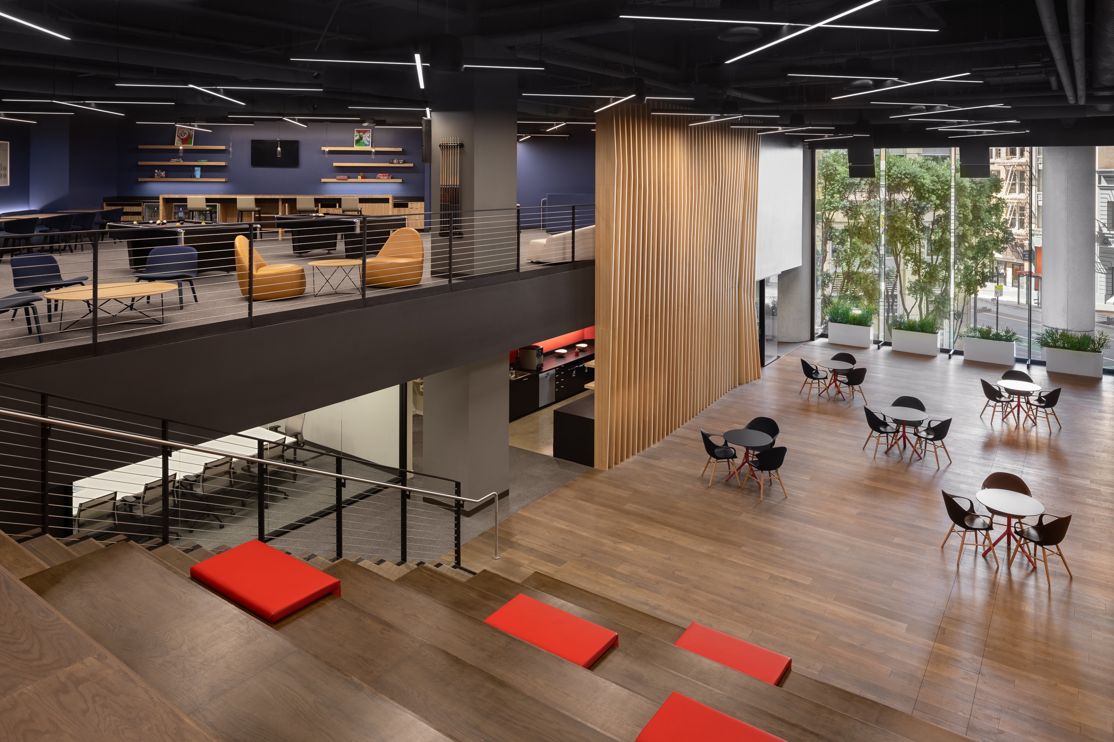 Interior view of 595 Market