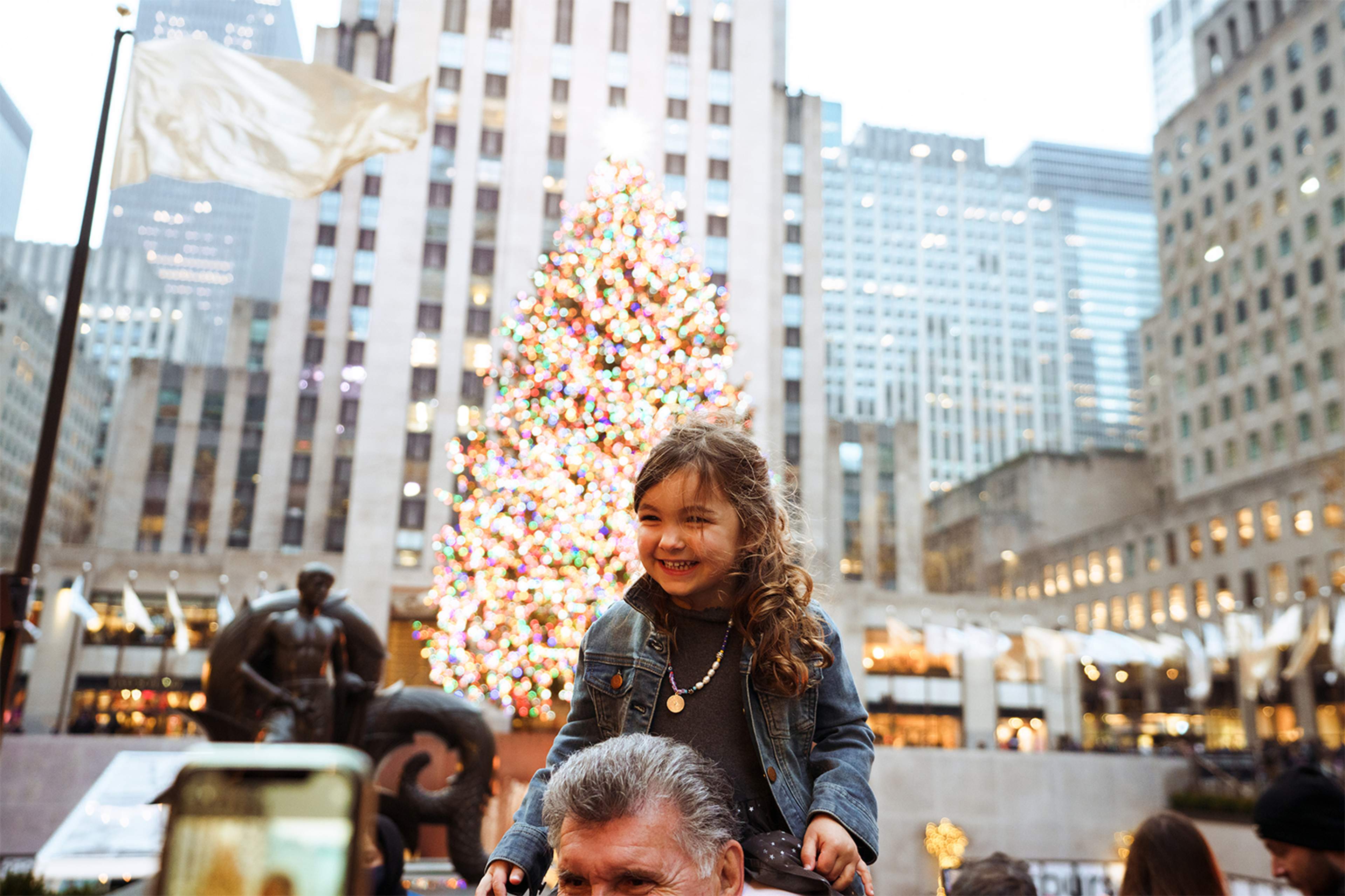 The Rockefeller Center Holiday Spirit