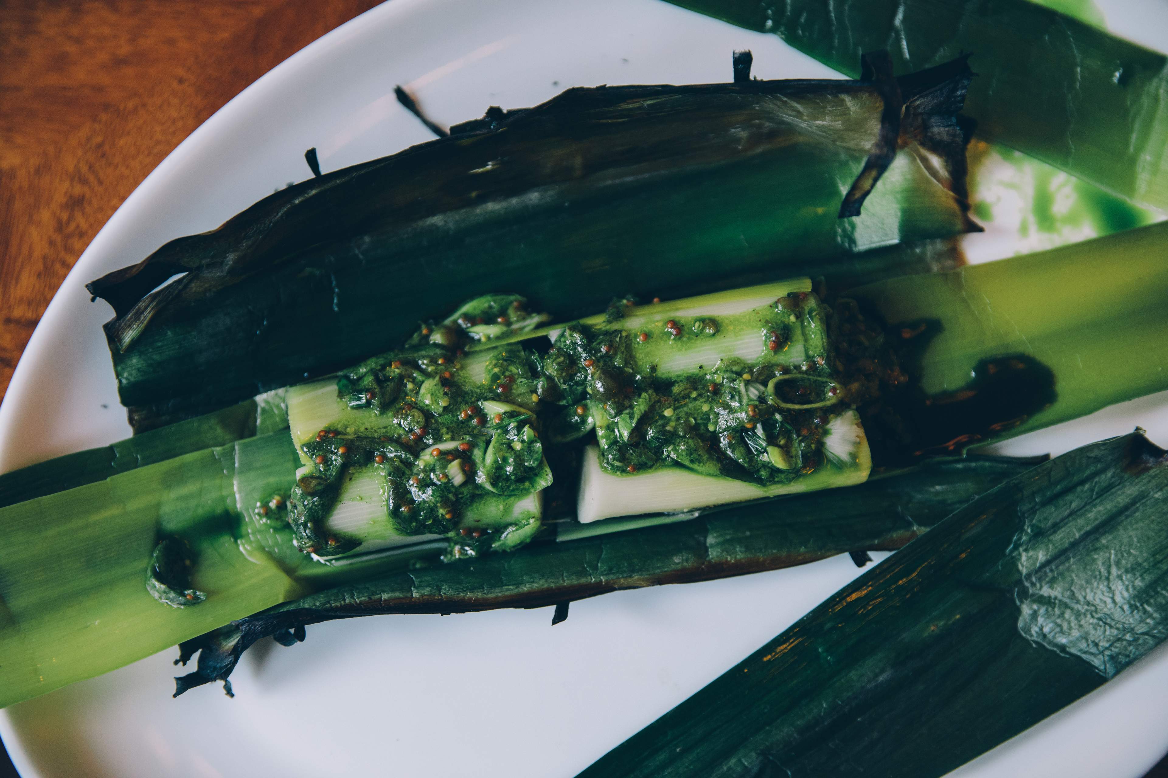 Leeks Vinaigrette at Le Rock