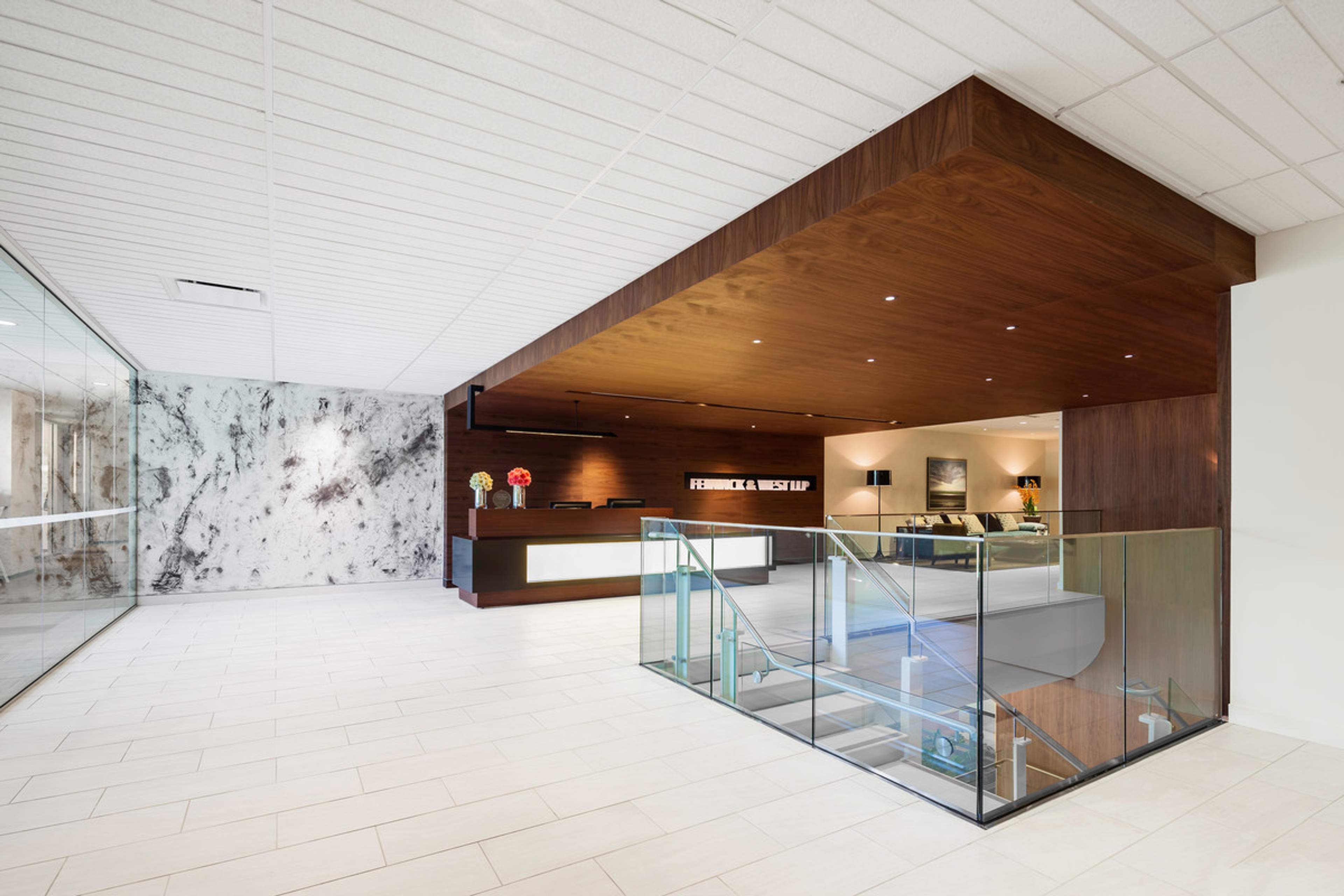 Interior view of 400 Castro with stairs