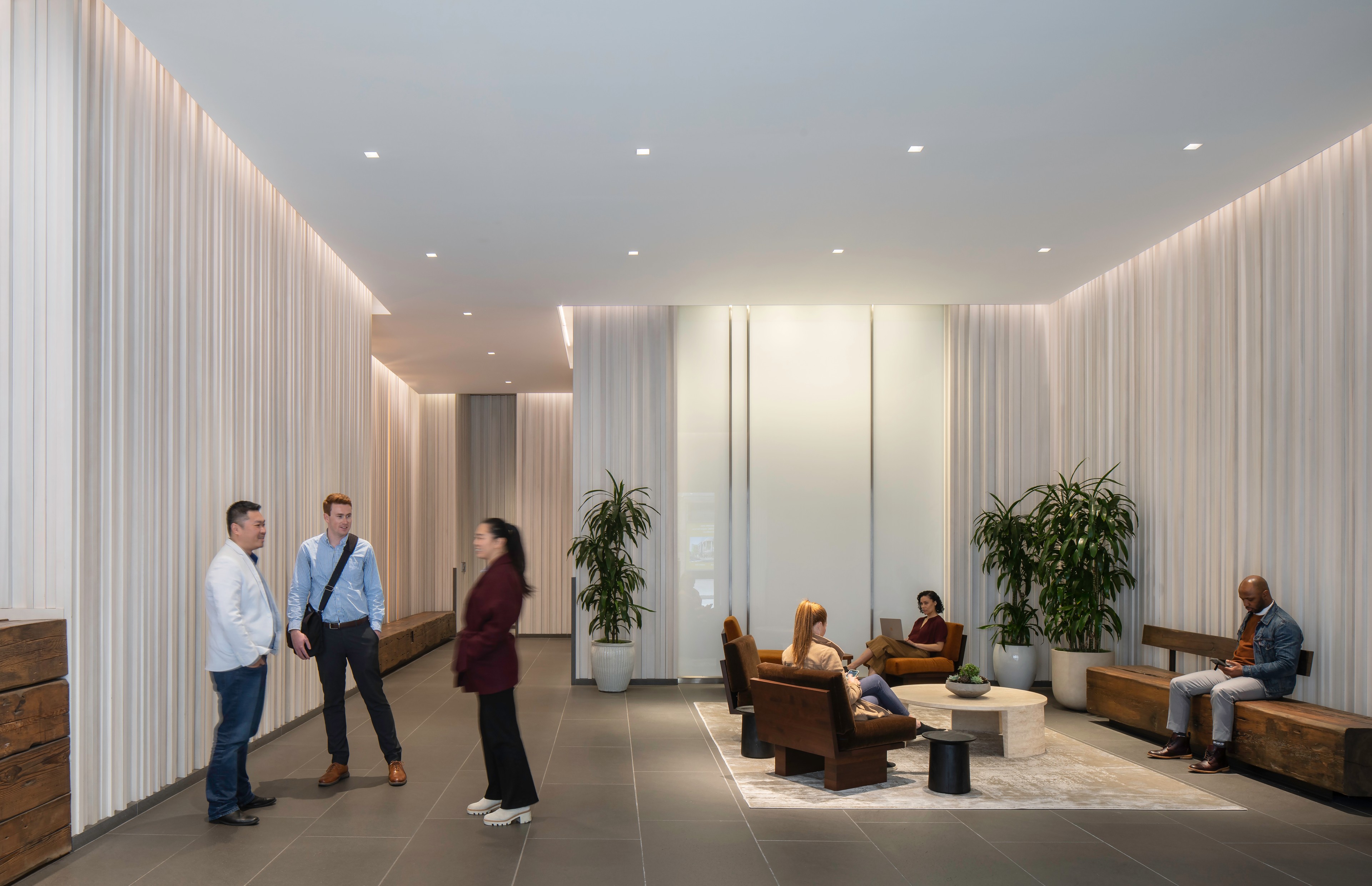 Convene with colleagues and guests in the in the recently renovated, modern lobby