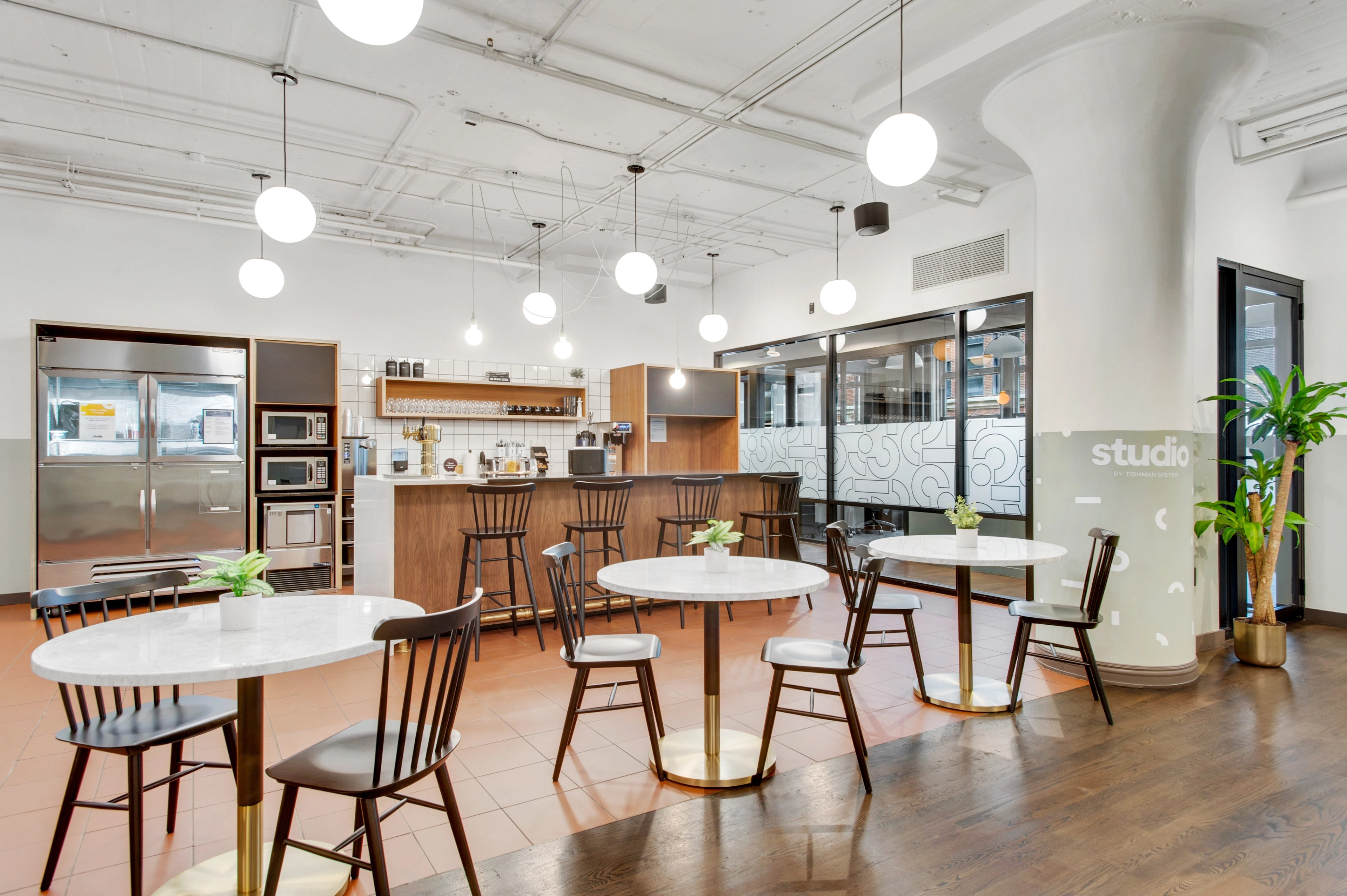 Studio pantry space at 175 Varick