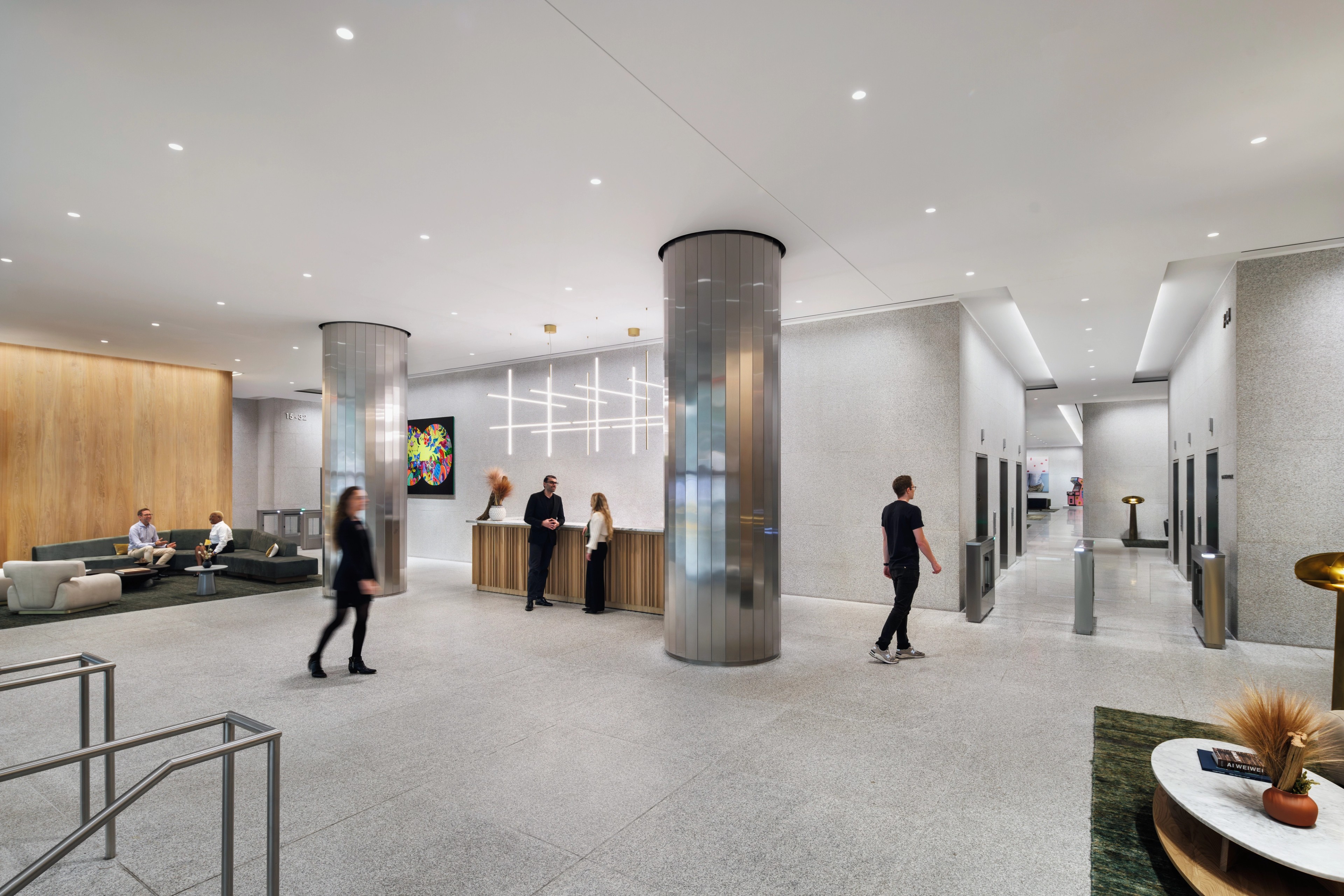 Renovated lobby entrance