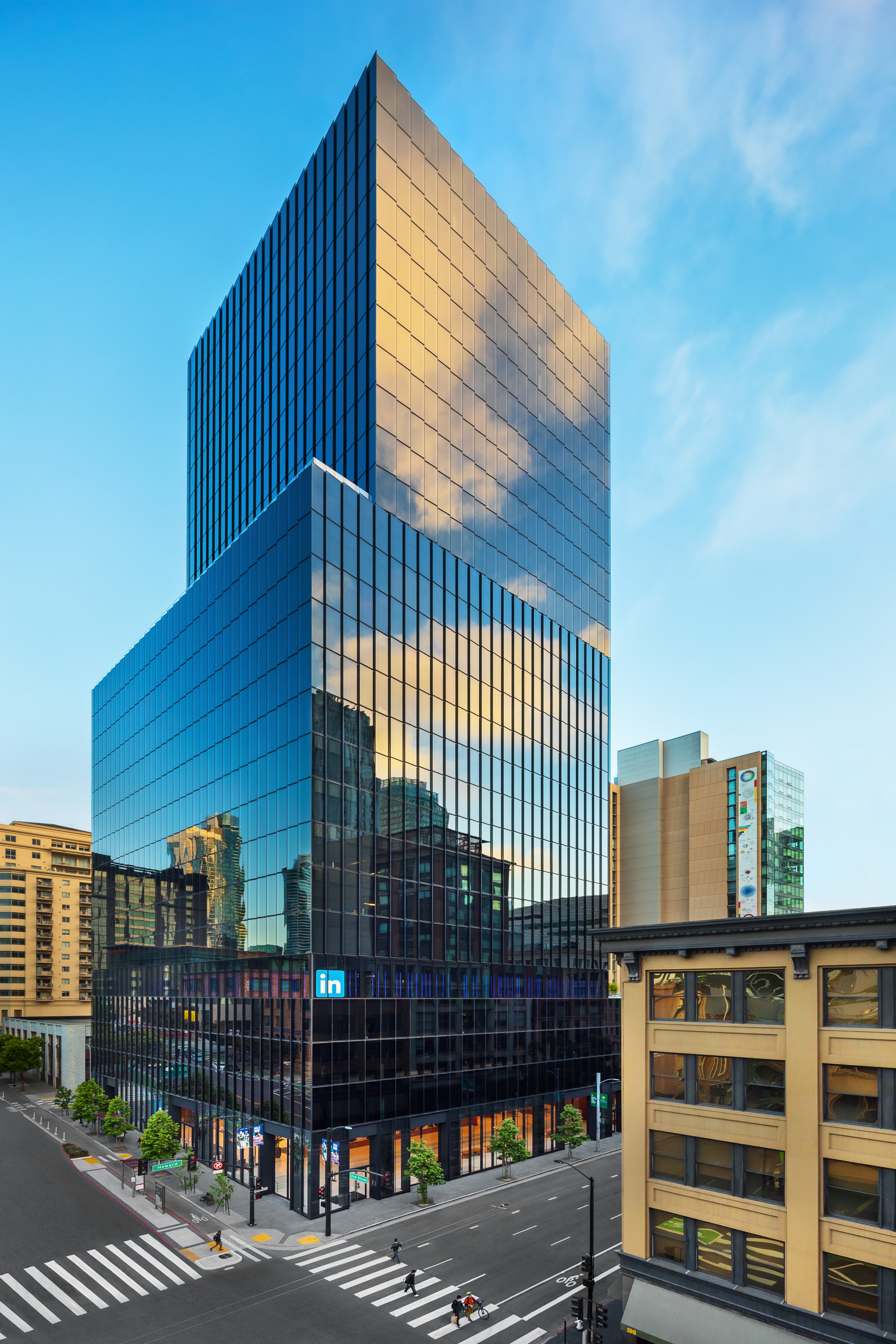 Exterior view of the building at 222 Second