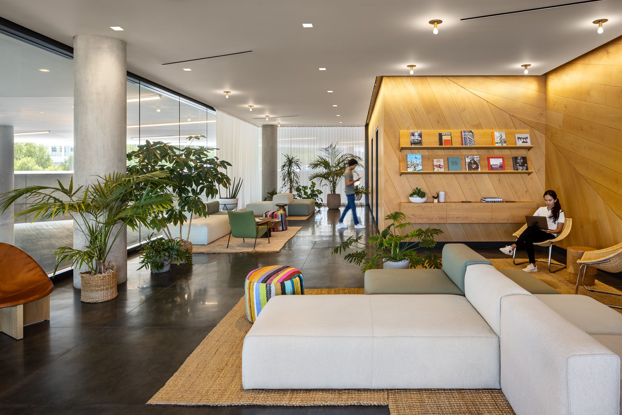Interior view the Brickyard lobby