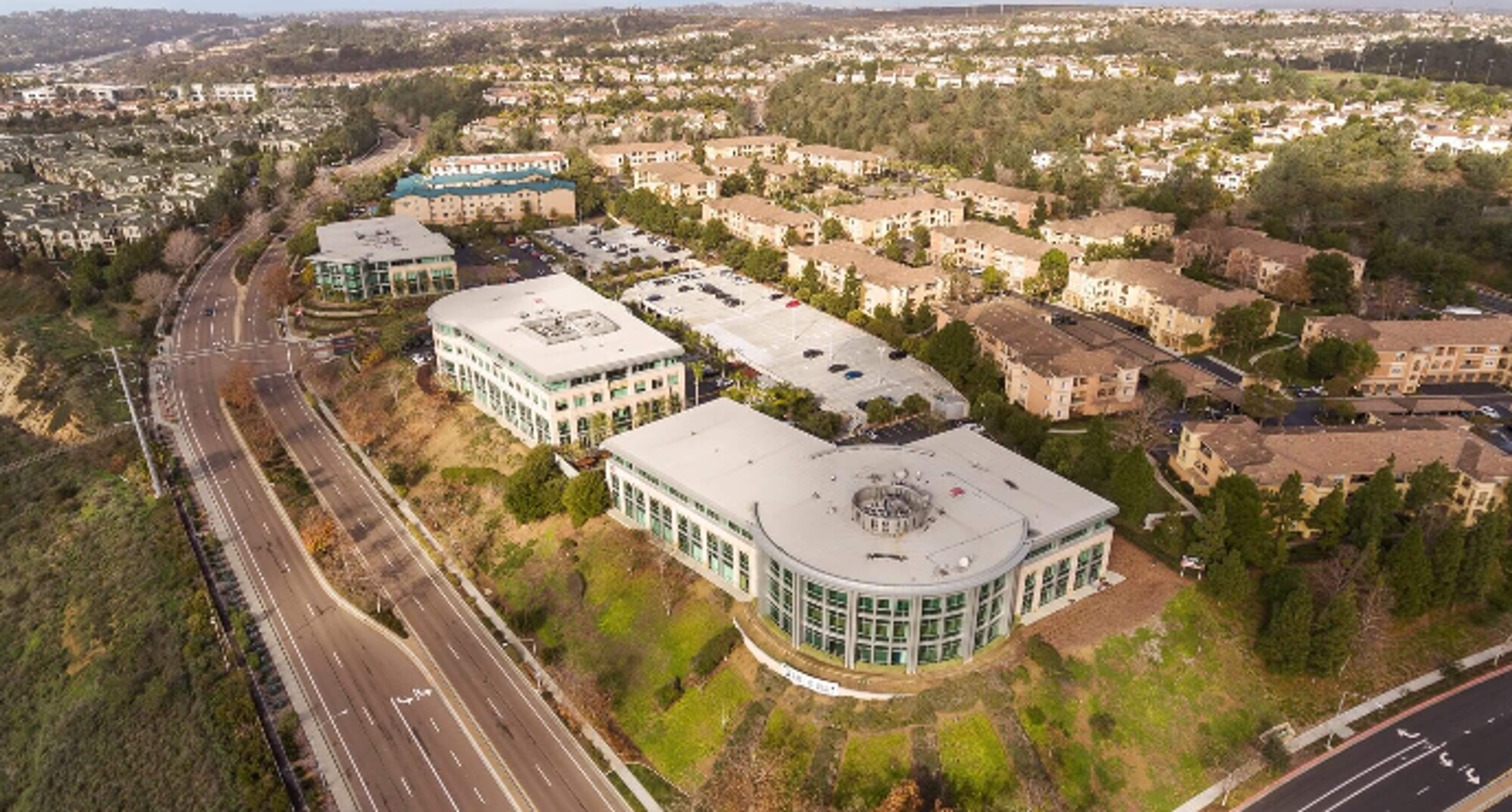 Torrey Plaza from the sky