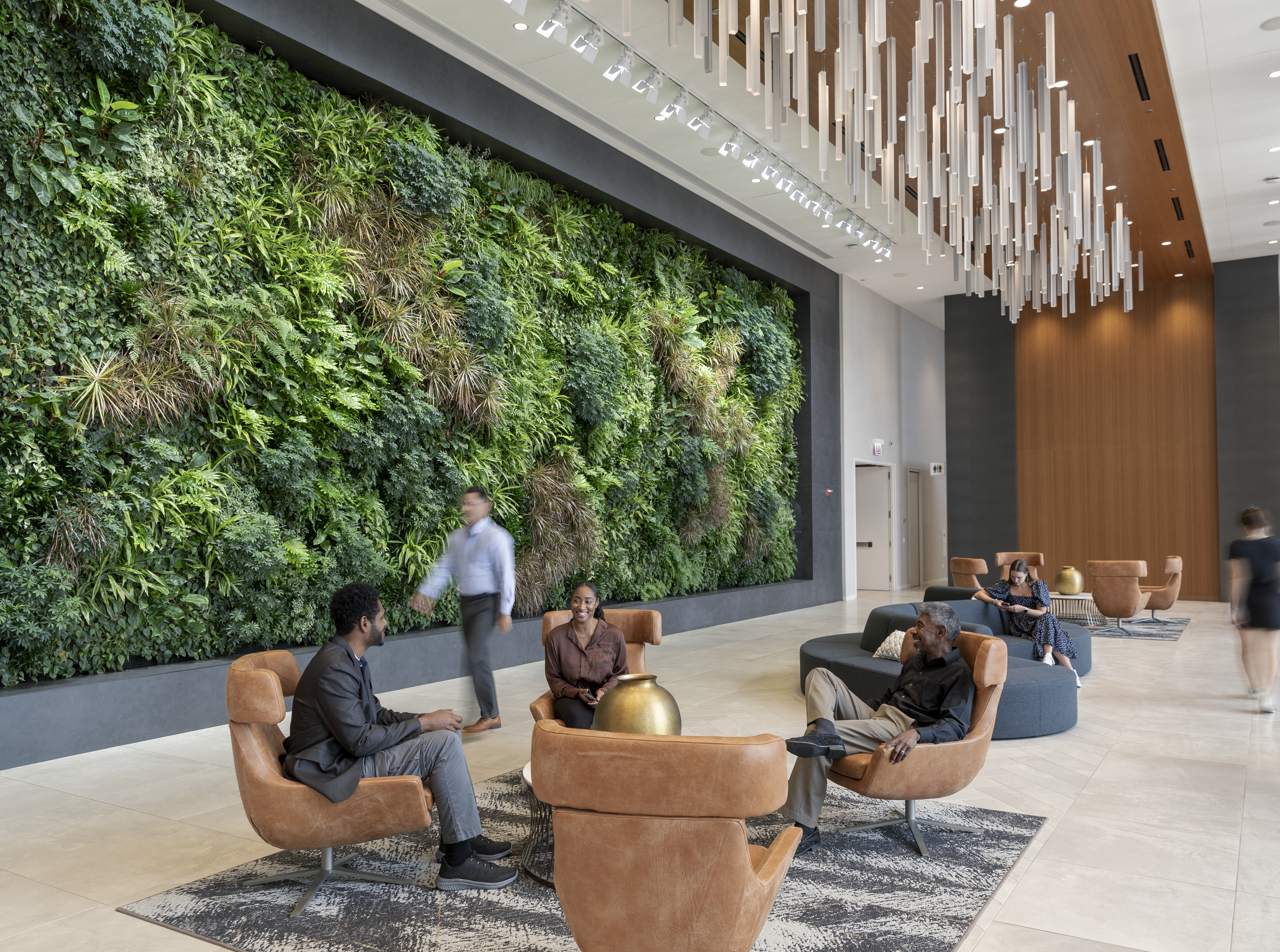 Lobby of building