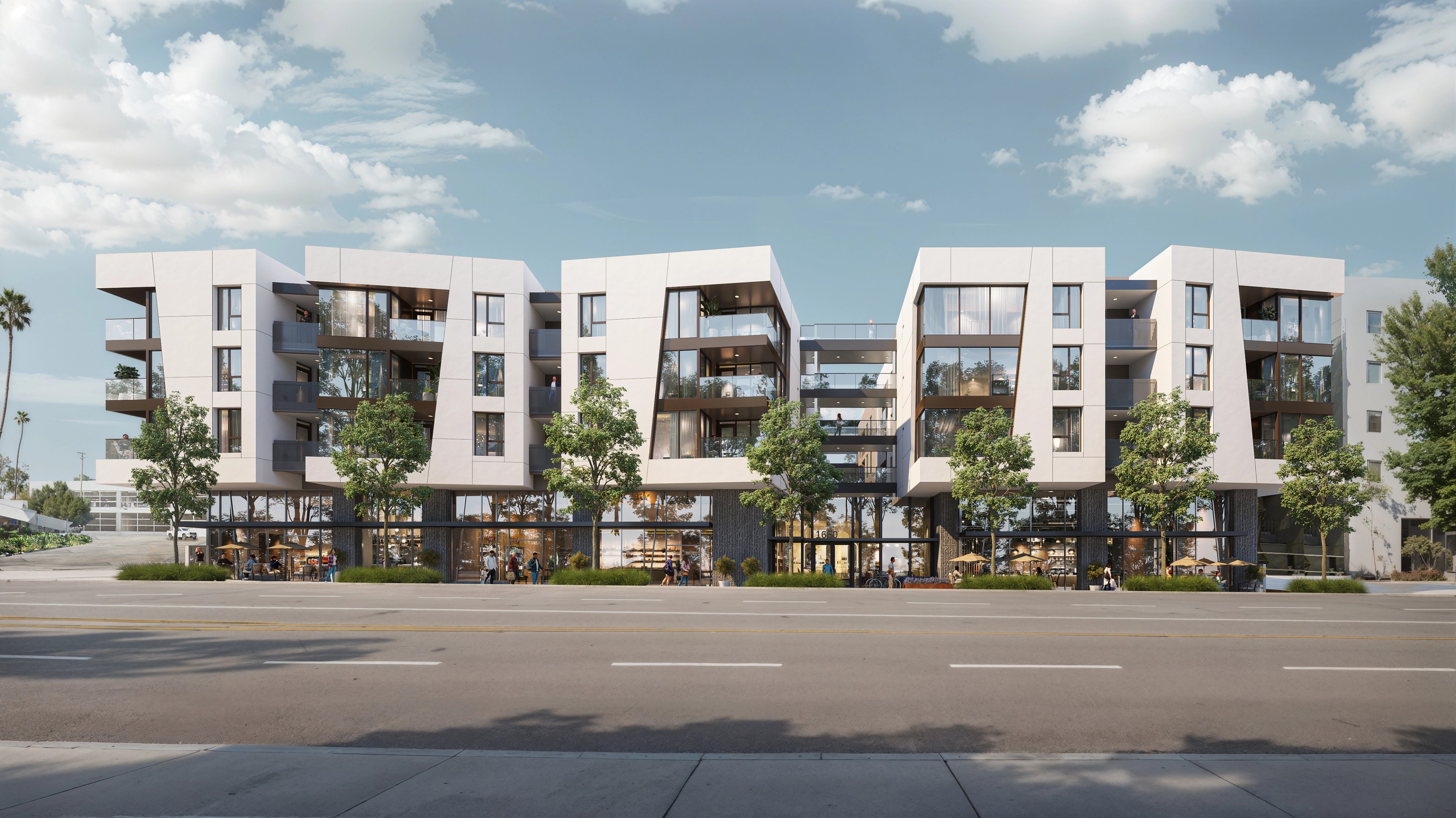 Exterior view of the Santa Monica Collection building