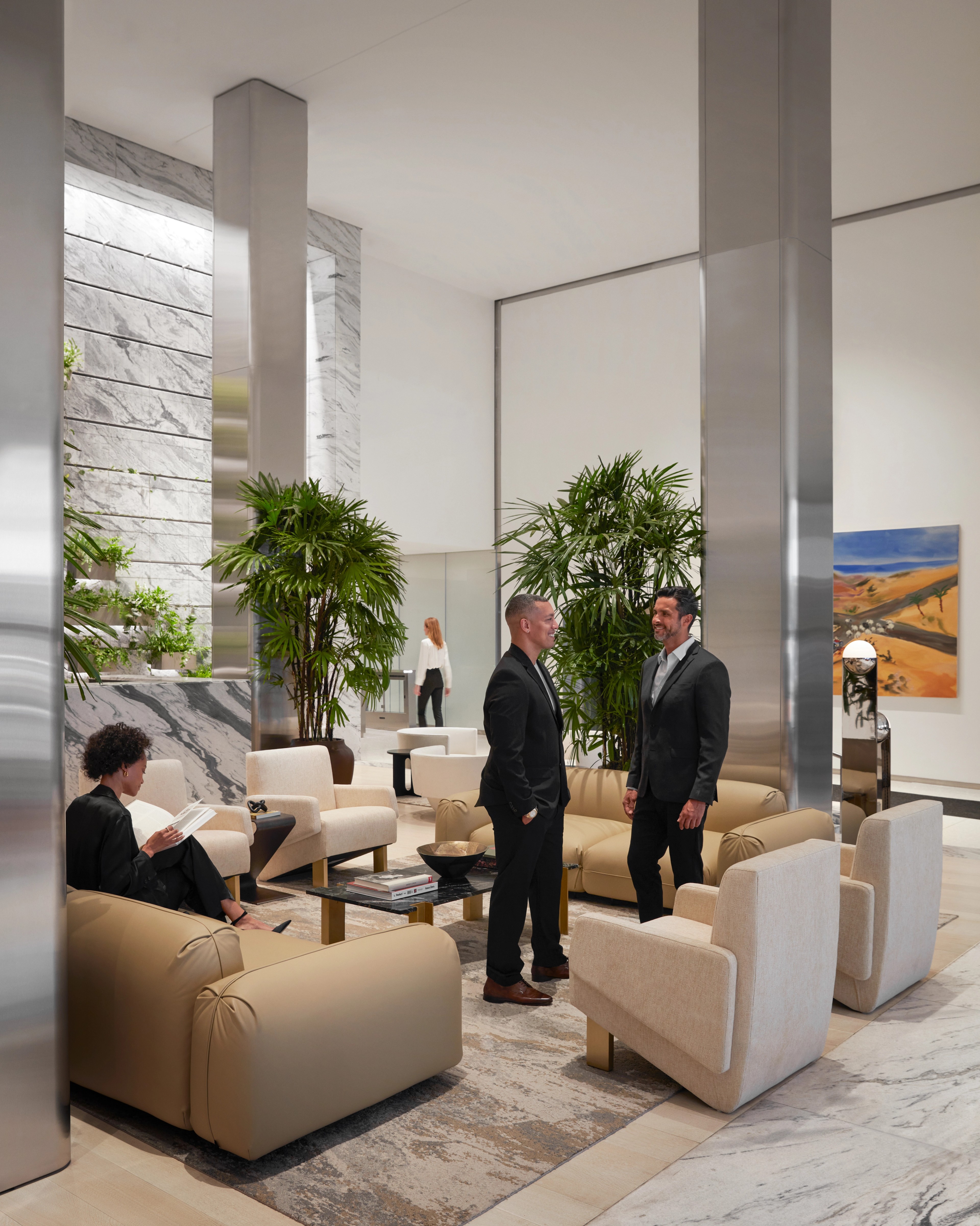 Lobby seating