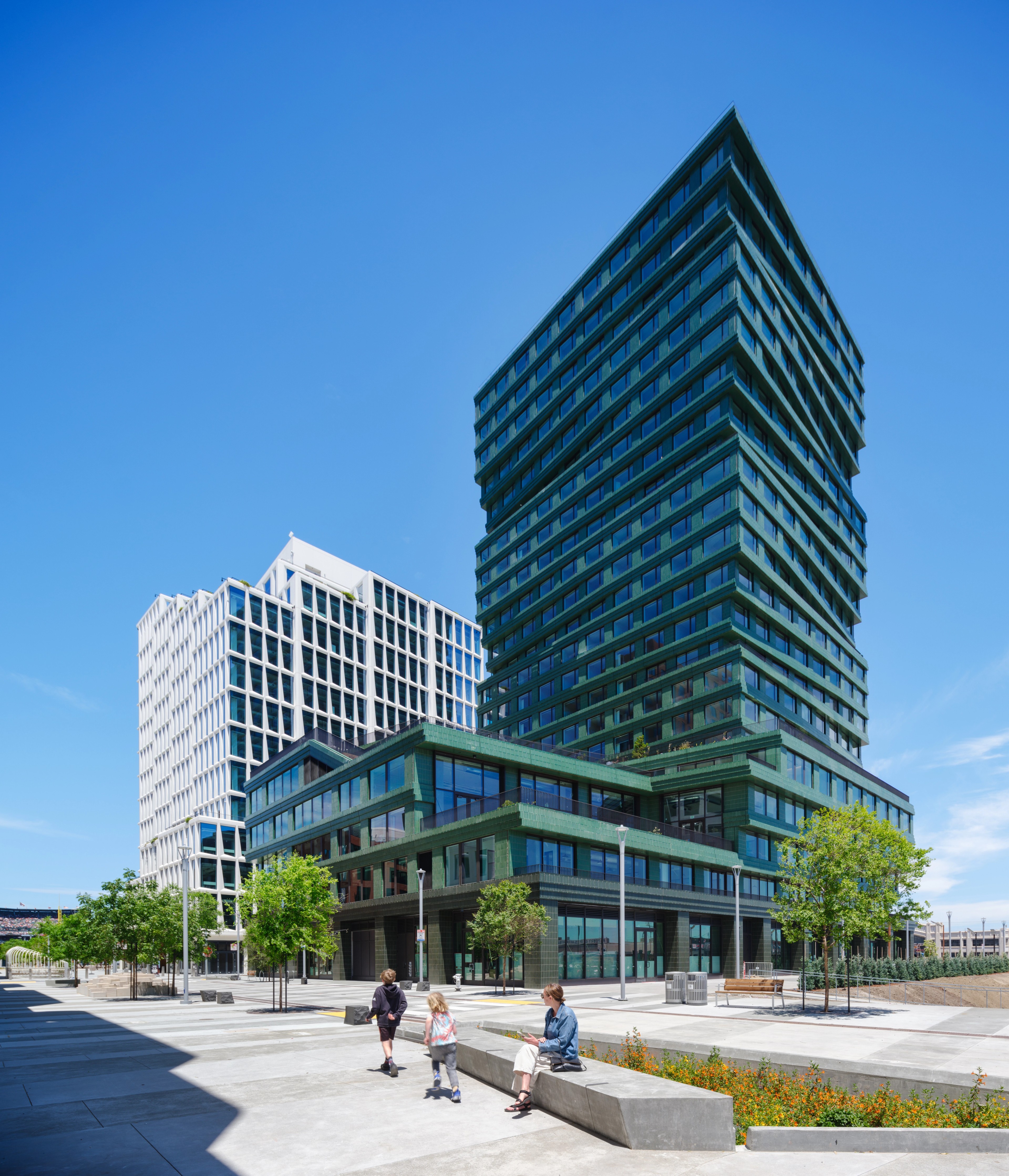 Parcel F rendering green