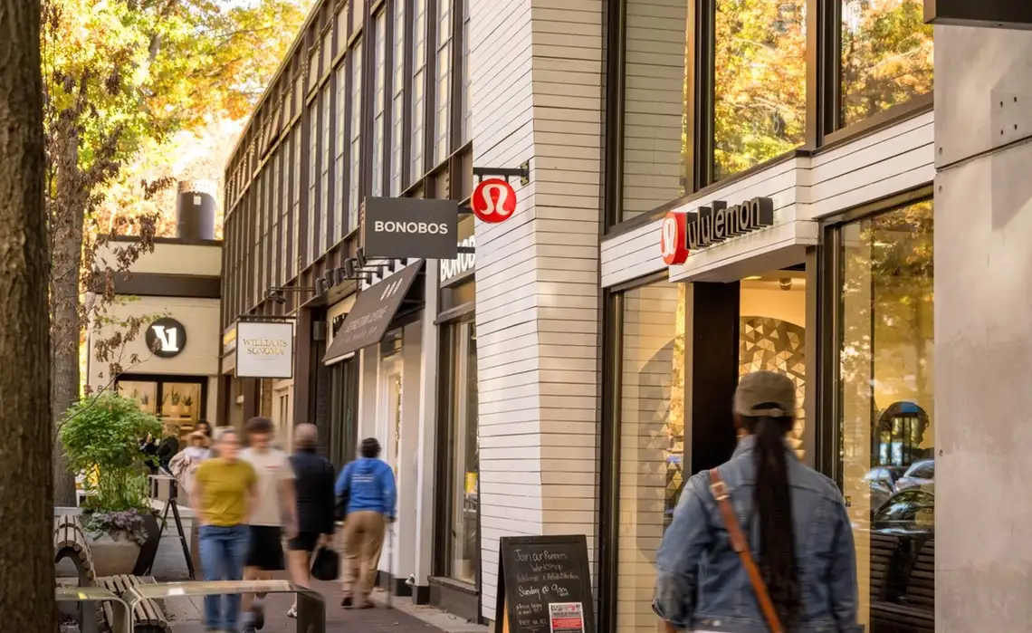 Retail near the Residences at Mazza