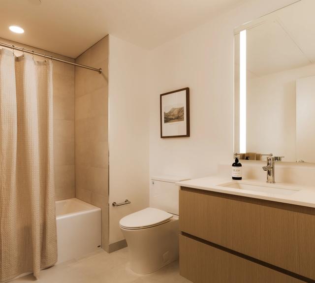 Spa-like bathrooms designed for calm and quiet comfort