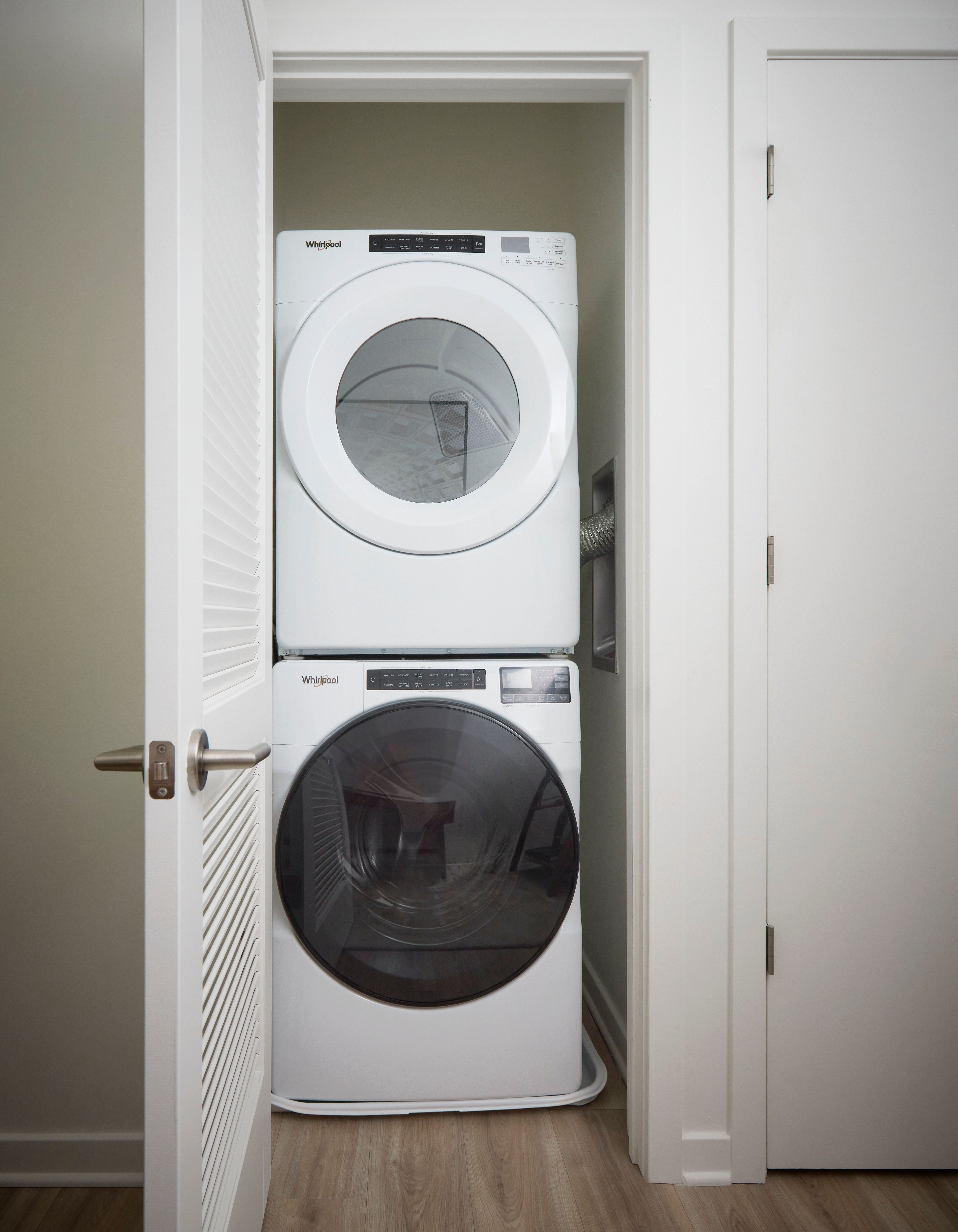 In-home washers and dryers available