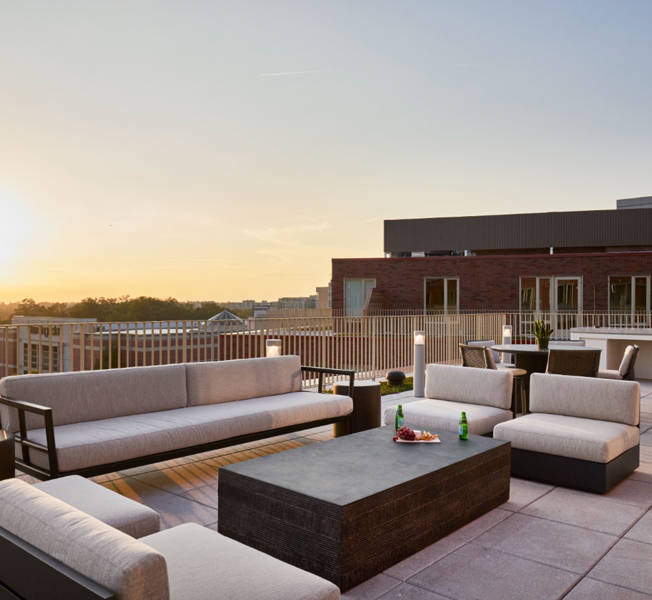 Rendering of Residences at Mazza residents enjoying the multipurpose event and conference lounge