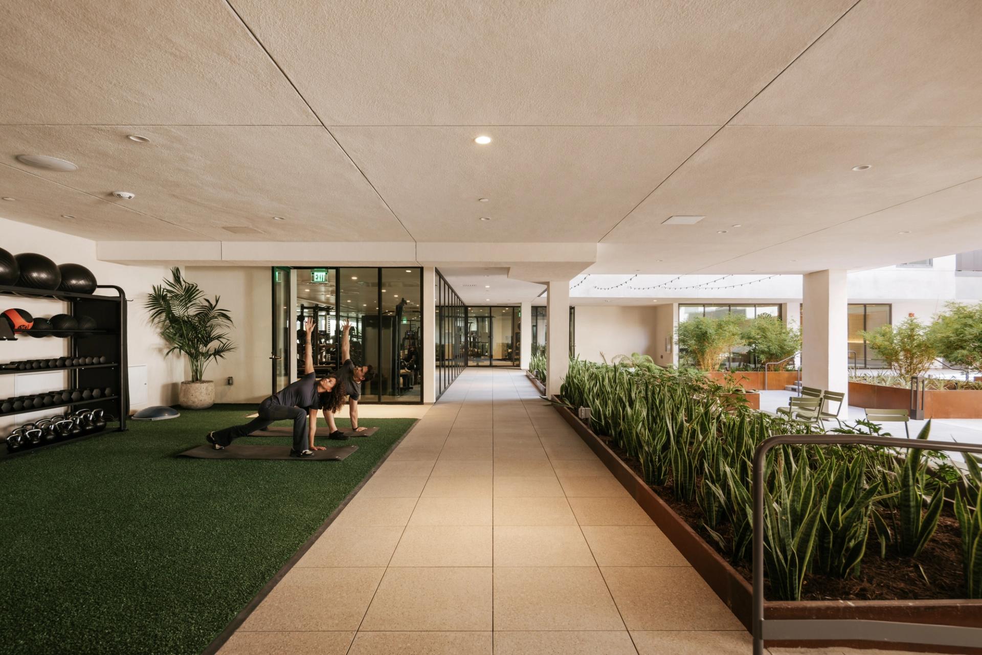 An indoor/outdoor fitness center for everyday movement