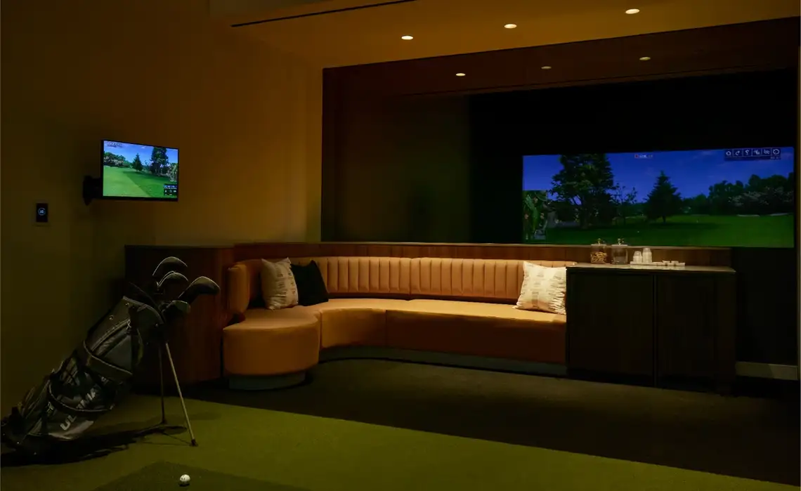 Photo of golf simulator