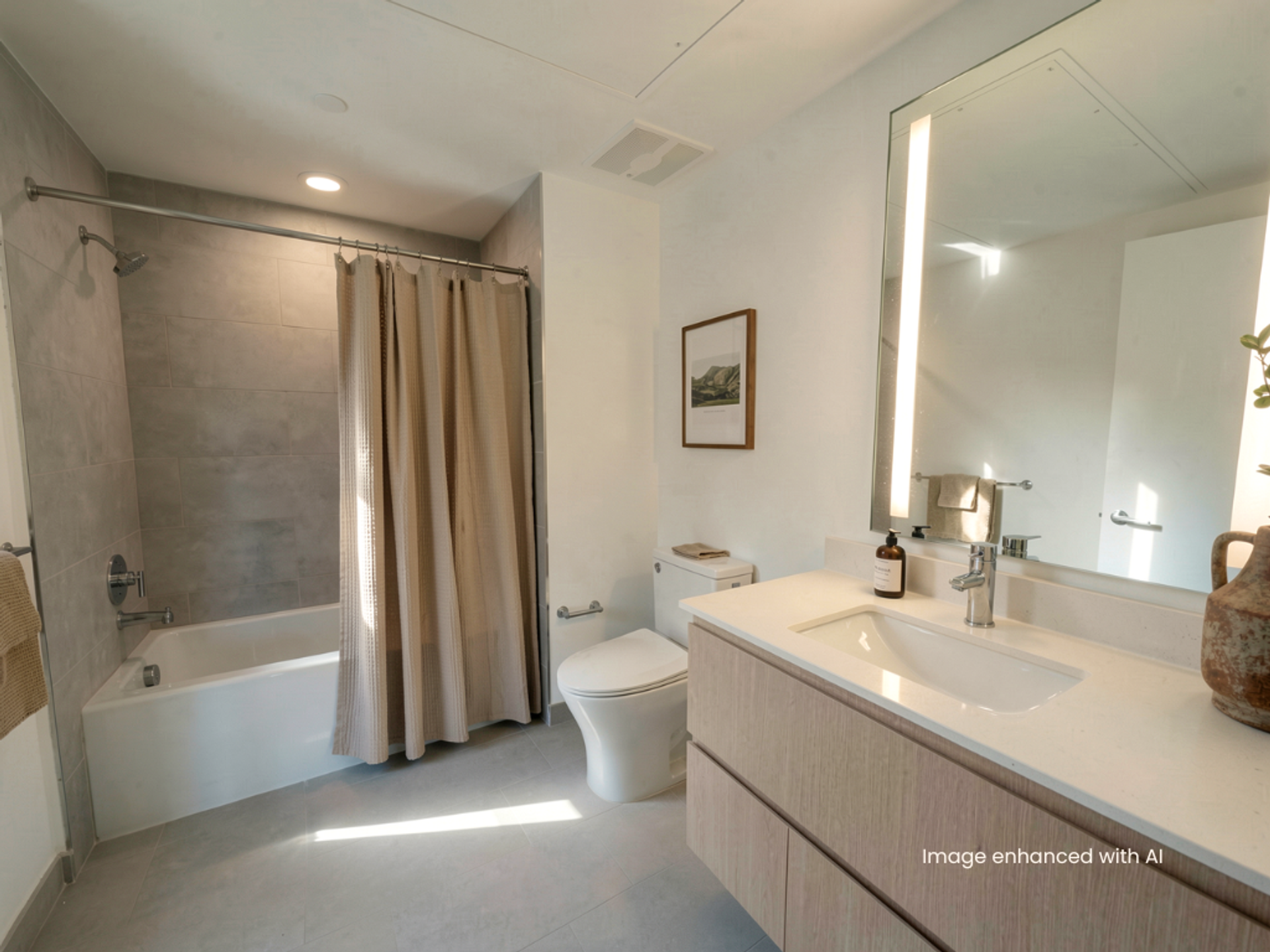 Spa-like bathrooms designed for calm and quiet comfort