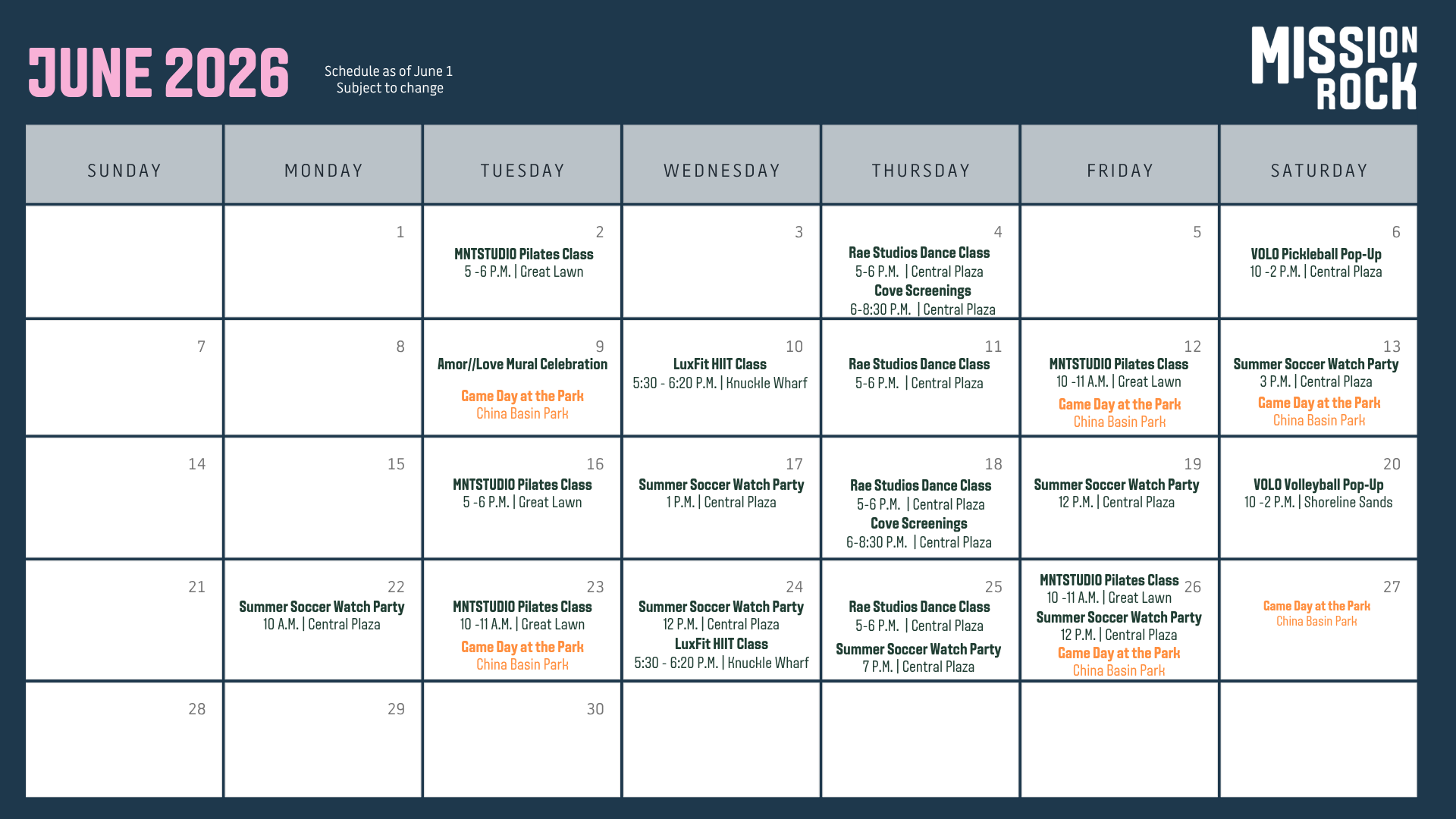 Single event calendar image