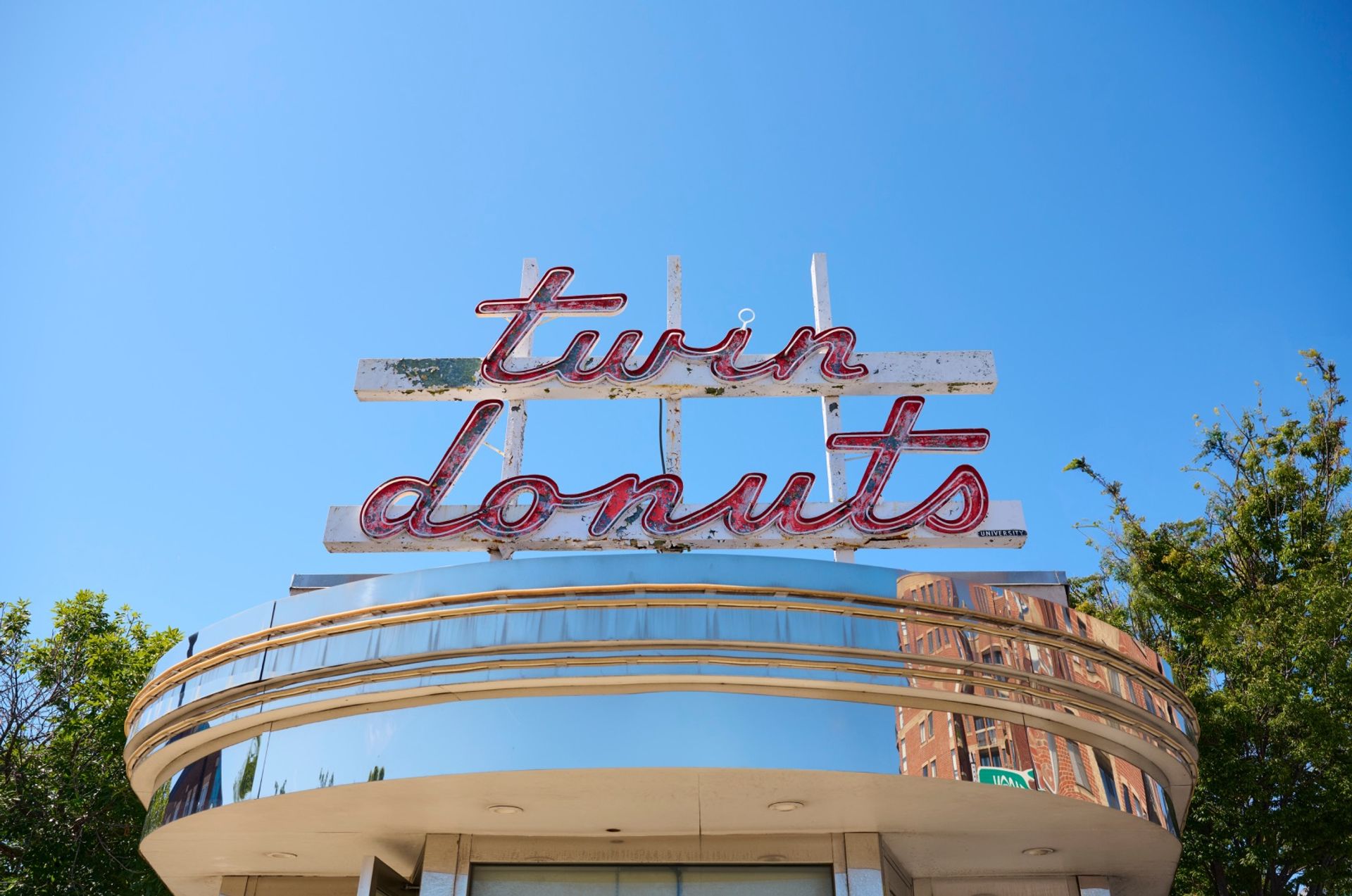 Iconic Twin Donuts Coffee Shop