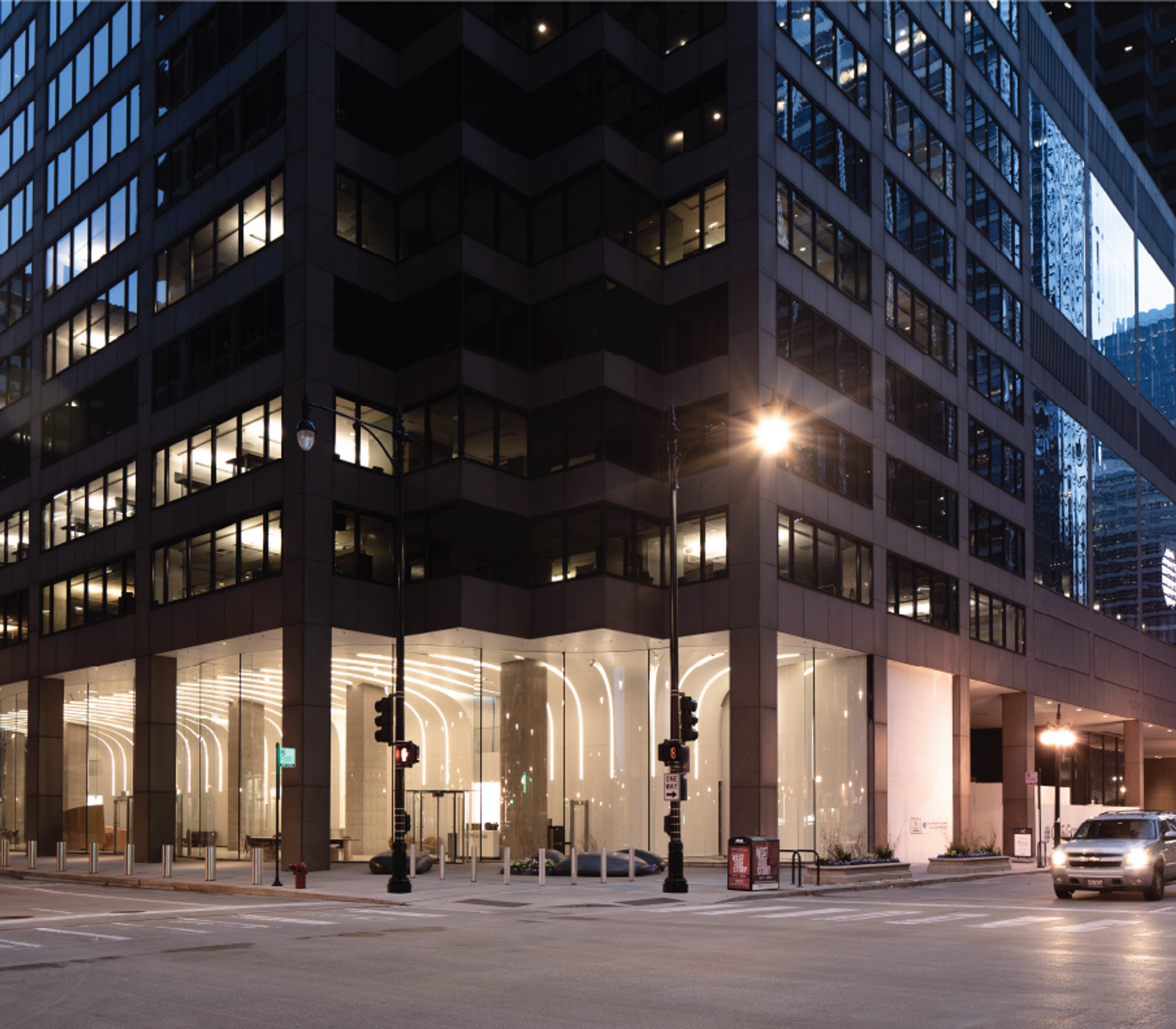 the CME Center located at 30 South Wacker Drive in Chicago.