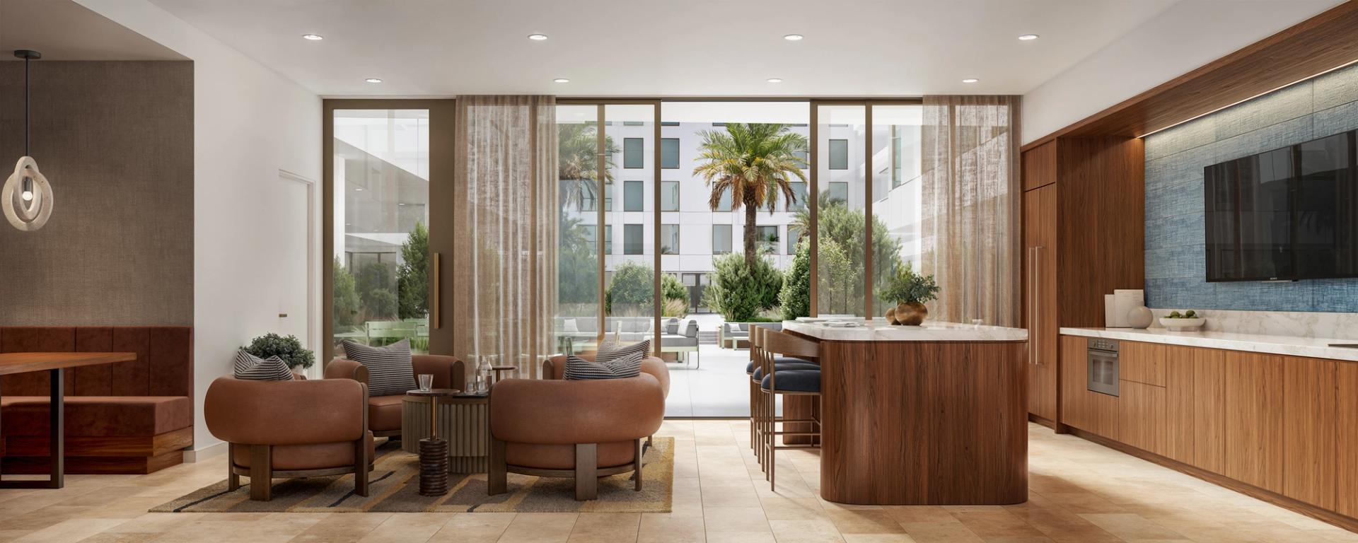 1650 Lincoln | Thoughtfully designed club rooms for work, gatherings, and everyday use