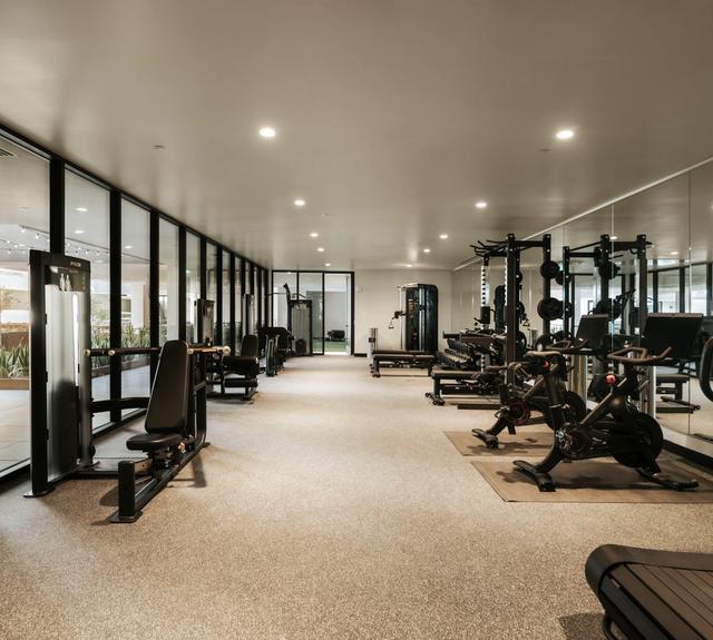 An indoor/outdoor fitness center designed for everyday movement