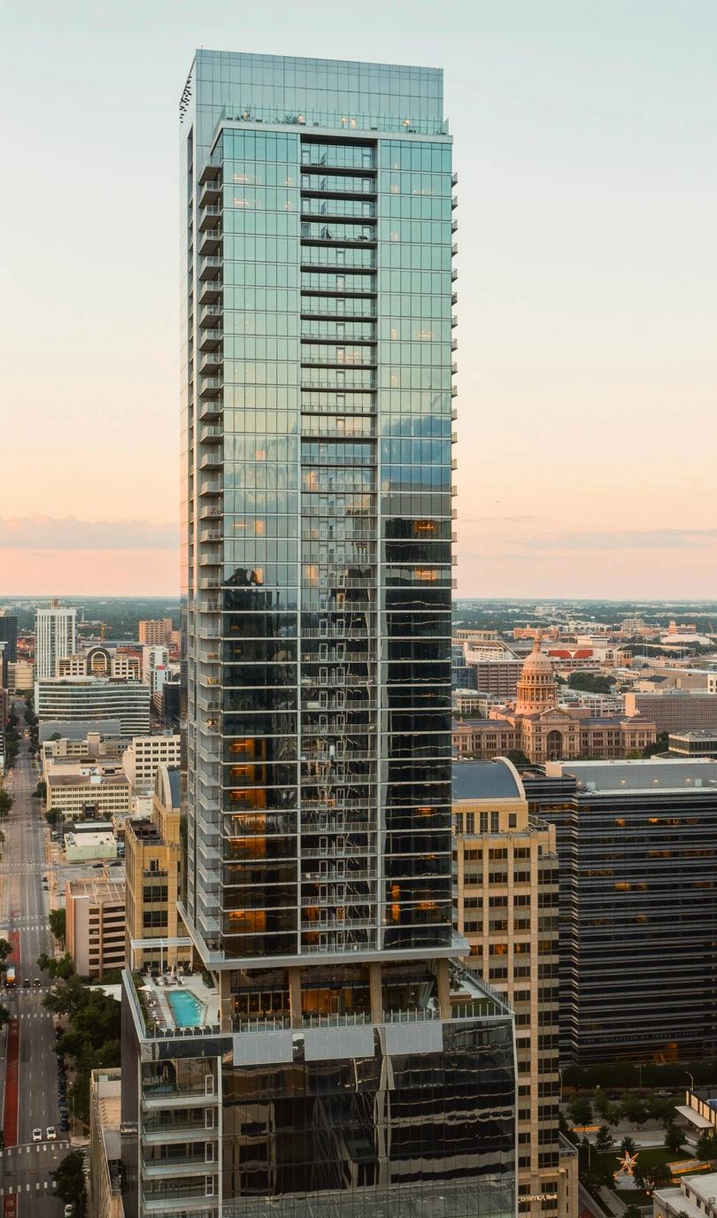 Exterior rendering of ATX Tower in Austin Texas