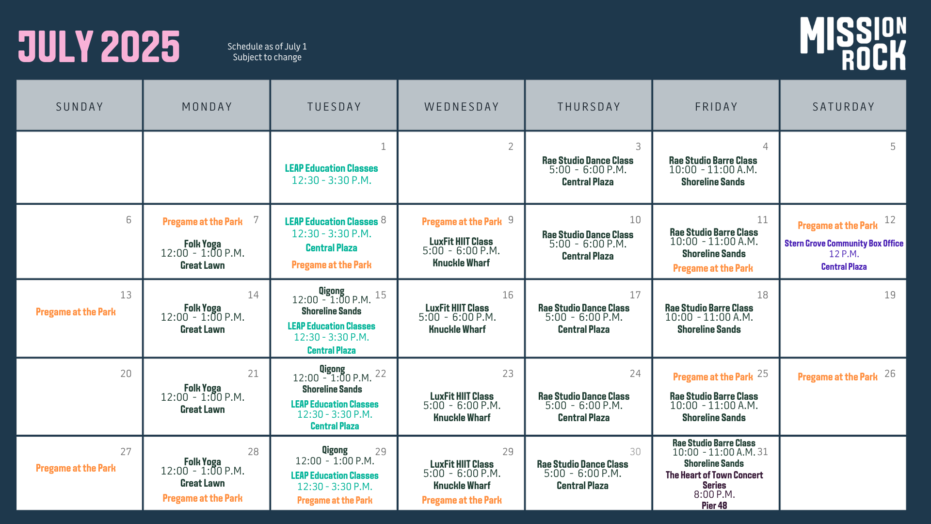 Single event calendar image