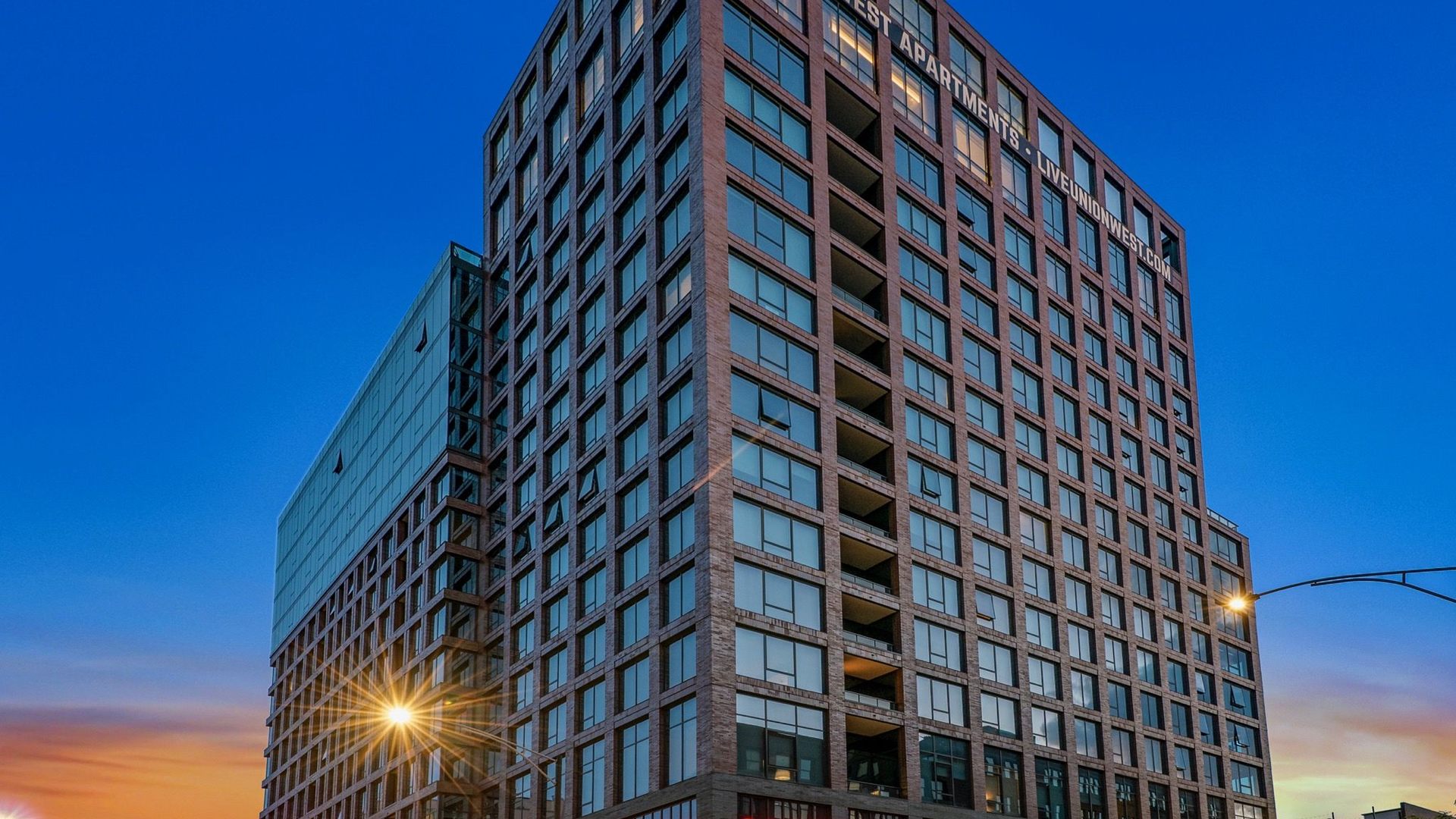 Photo of Union West Apartments building exterior