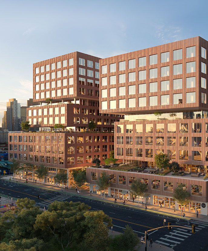 the Brannan Square development, a three-building campus designed to span over one million square feet in San Francisco's SoMa neighborhood.