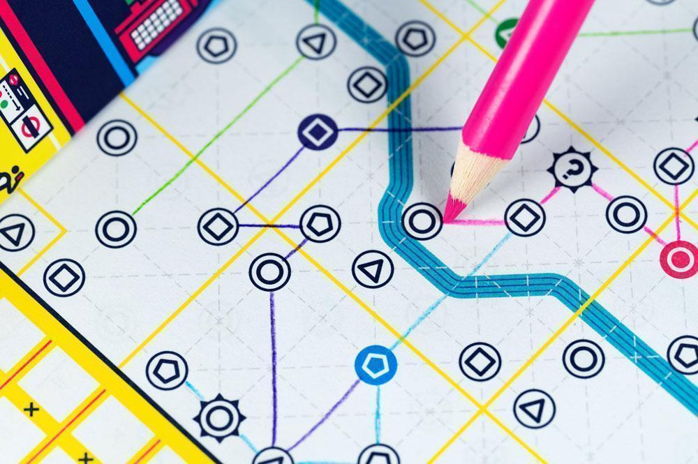 Drawing on game sheet